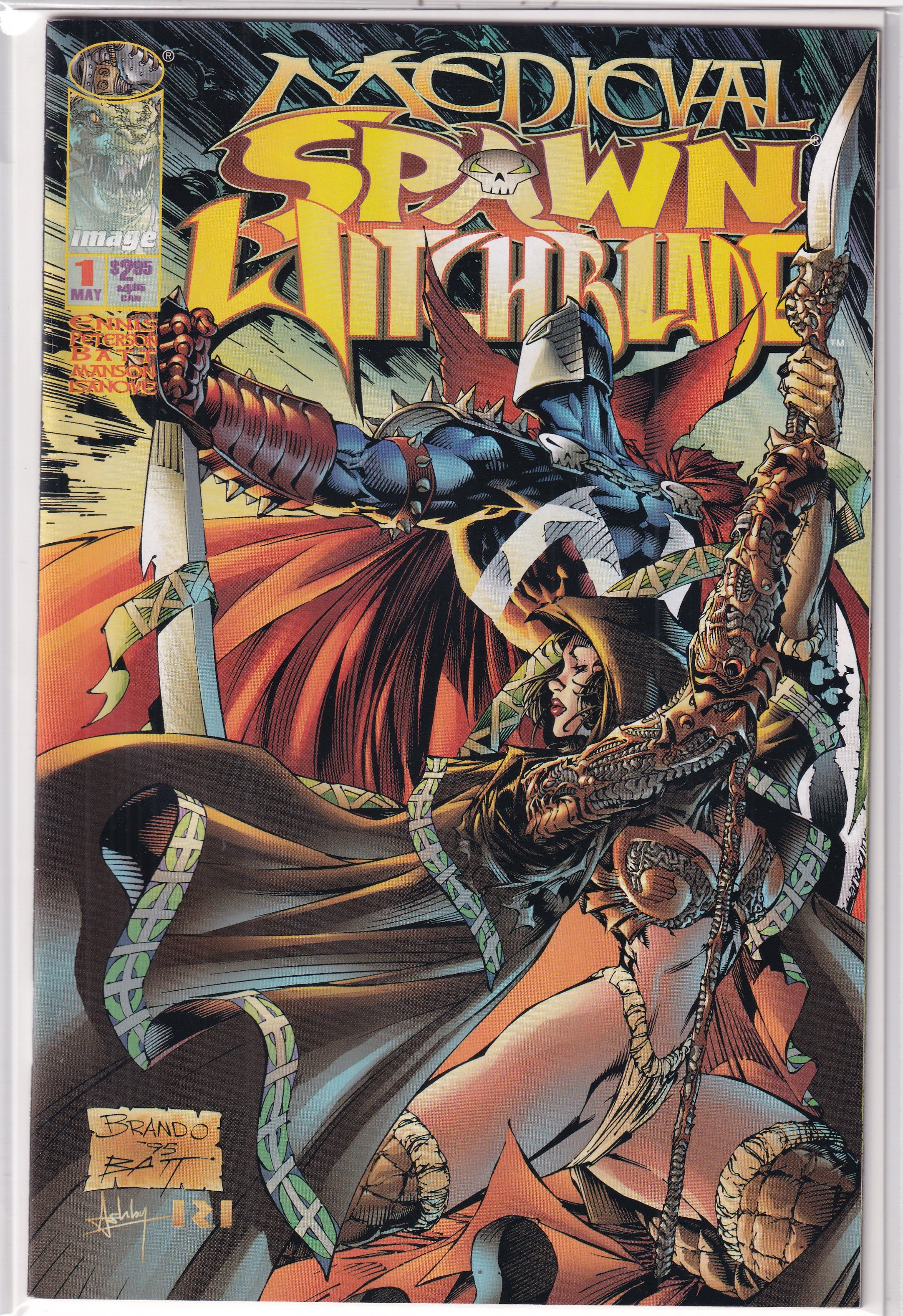 MEDIEVAL SPAWN WITCHBLADE #1 - Slab City Comics 