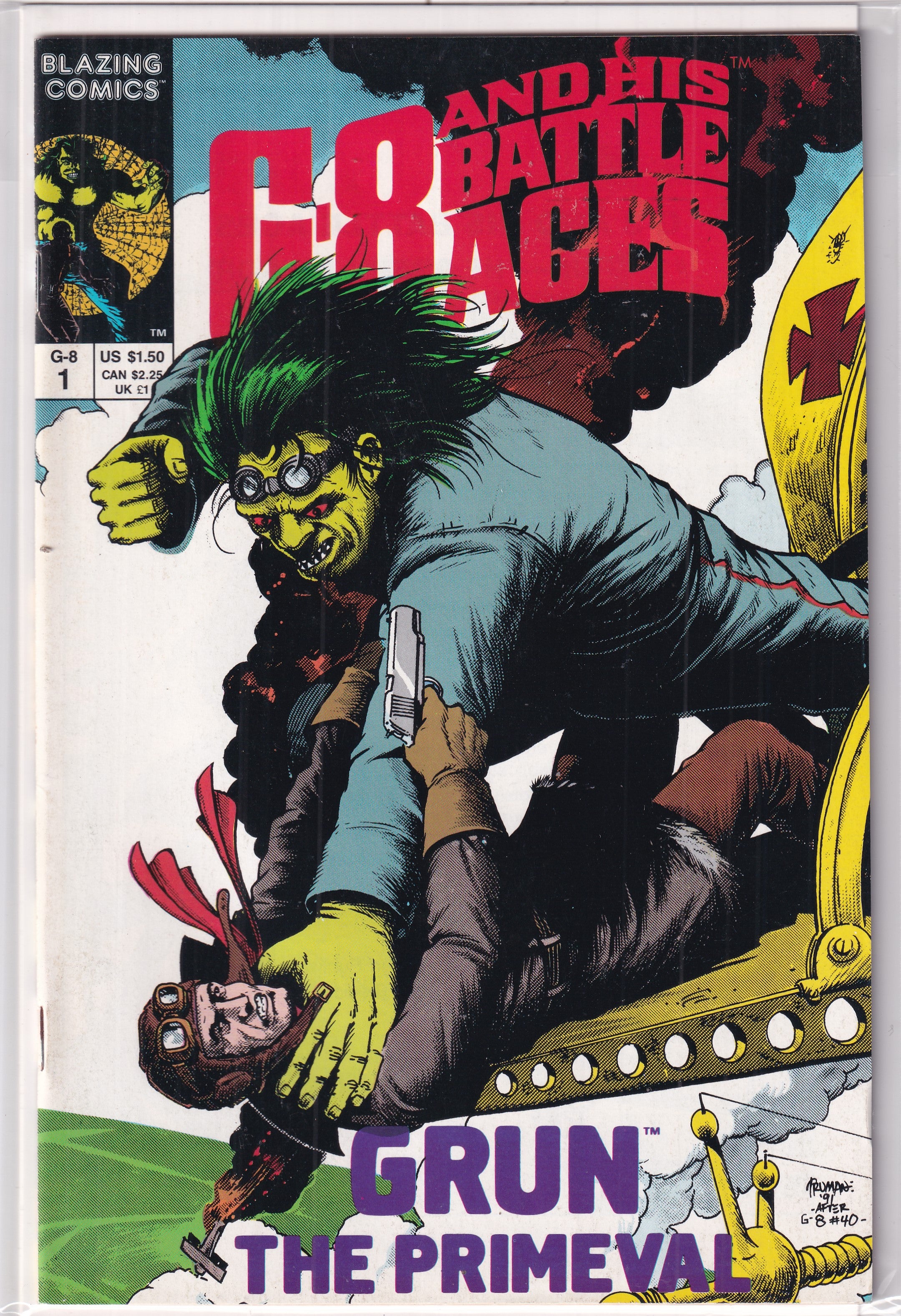 G-8 AND HI BATTLE AGES #1 - Slab City Comics 