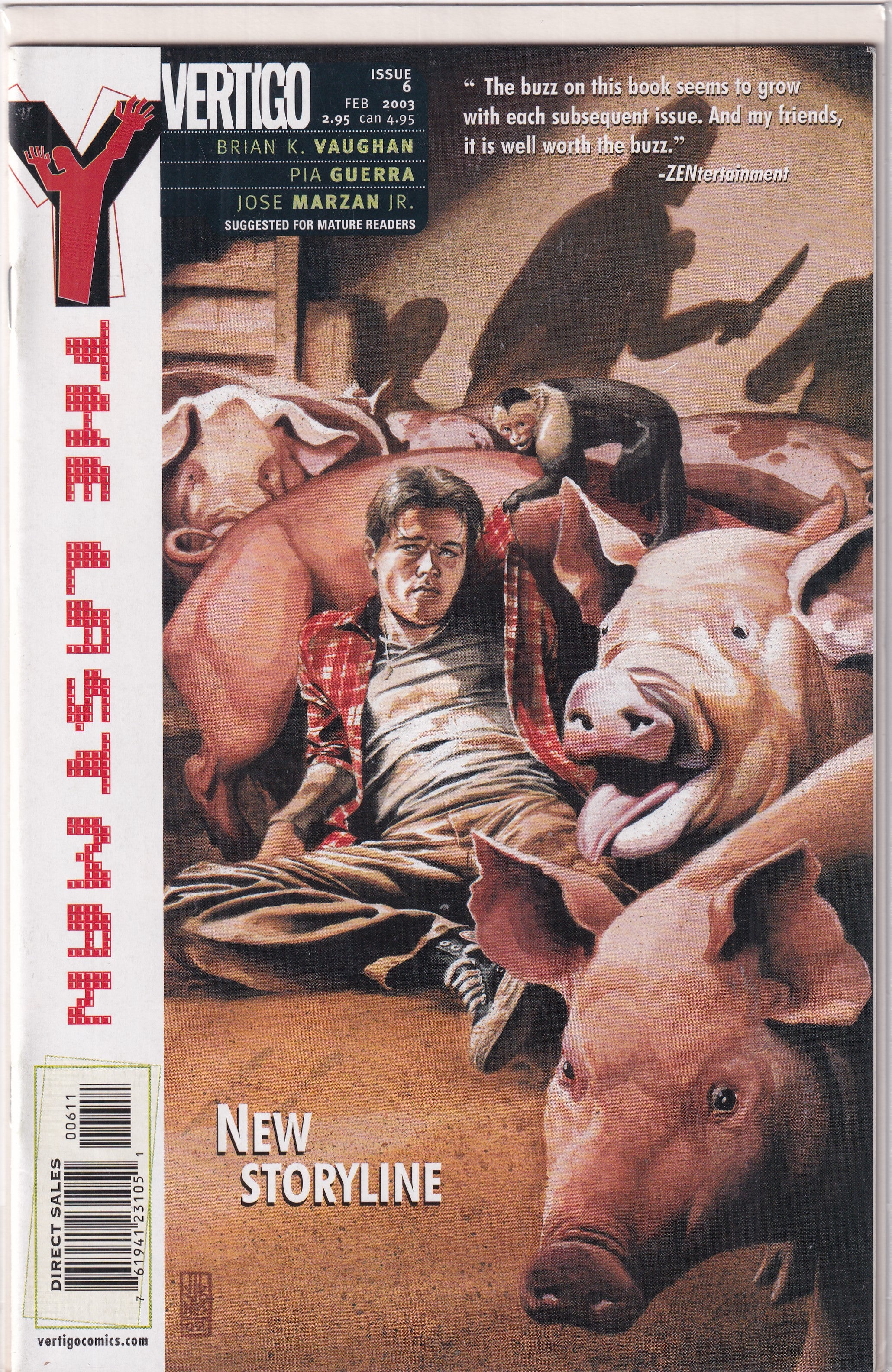 Y LAST MAN #6 - Slab City Comics 