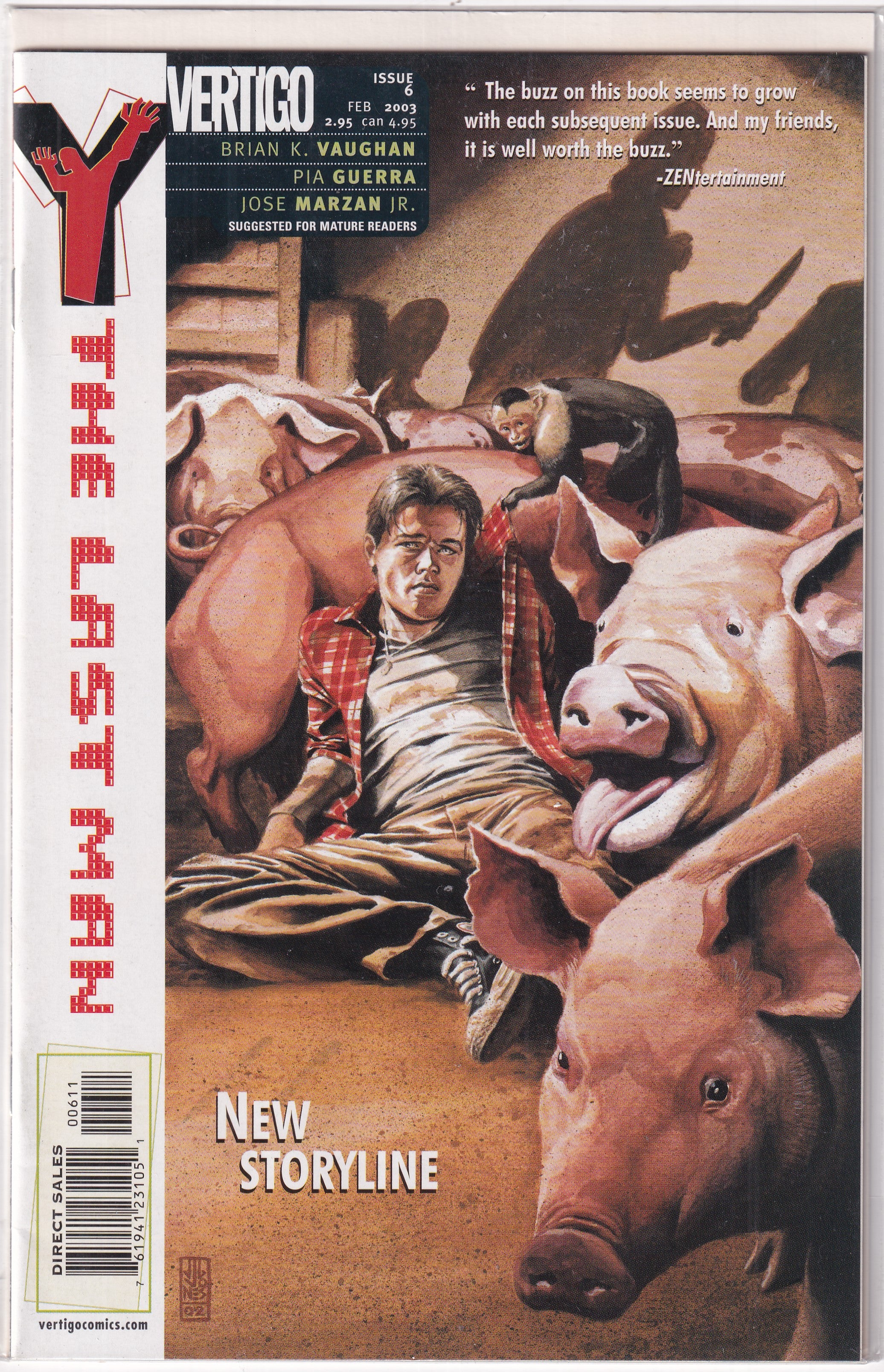 Y LAST MAN #6 - Slab City Comics 