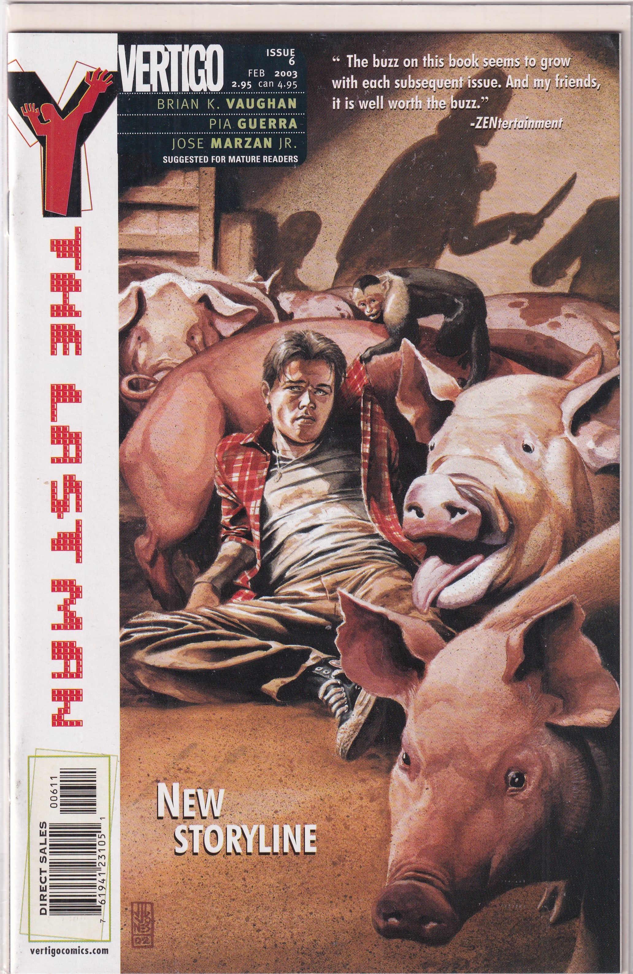 Y LAST MAN #6 - Slab City Comics 