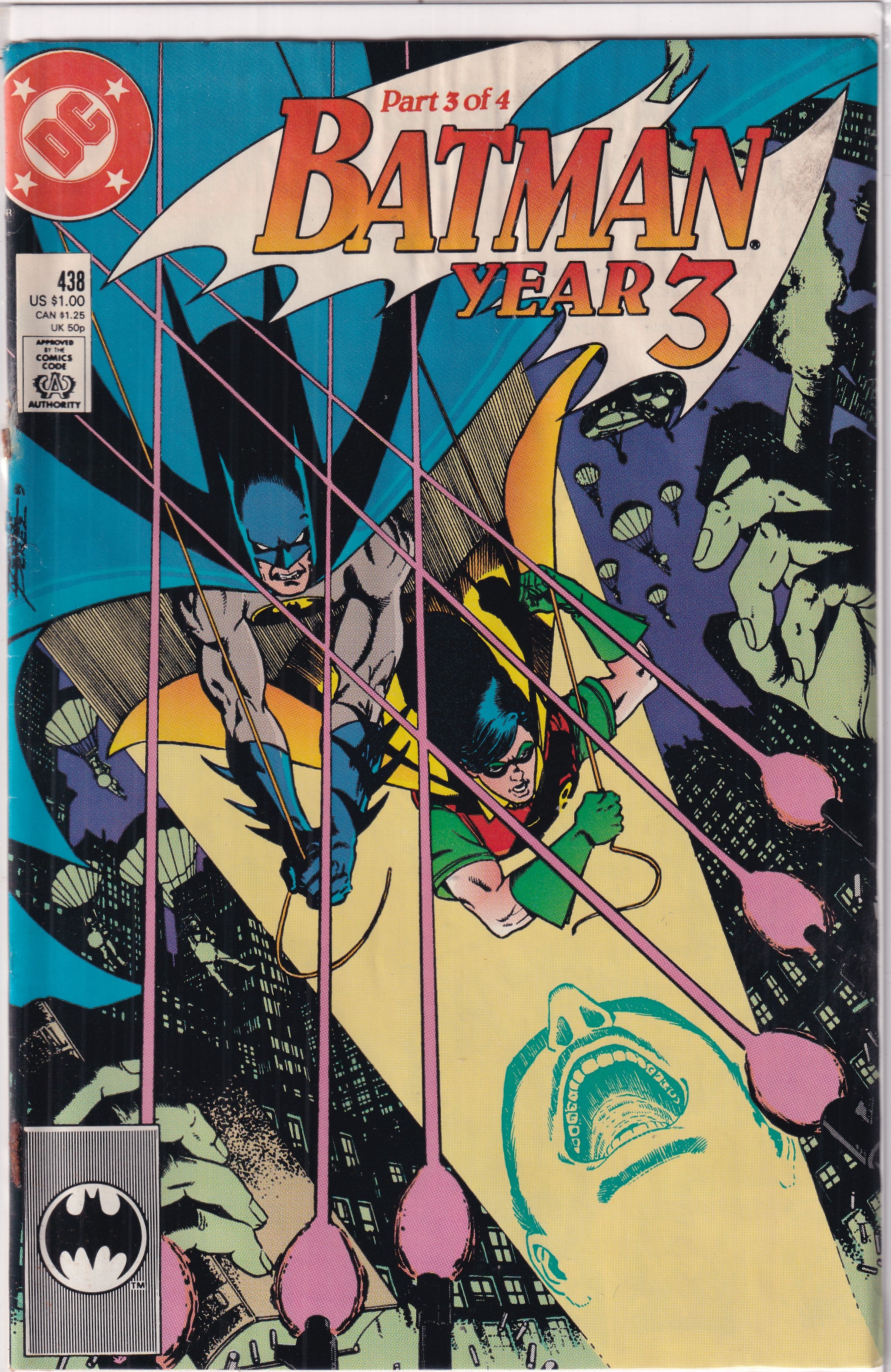 BATMAN YEAR 3 #438 - Slab City Comics 