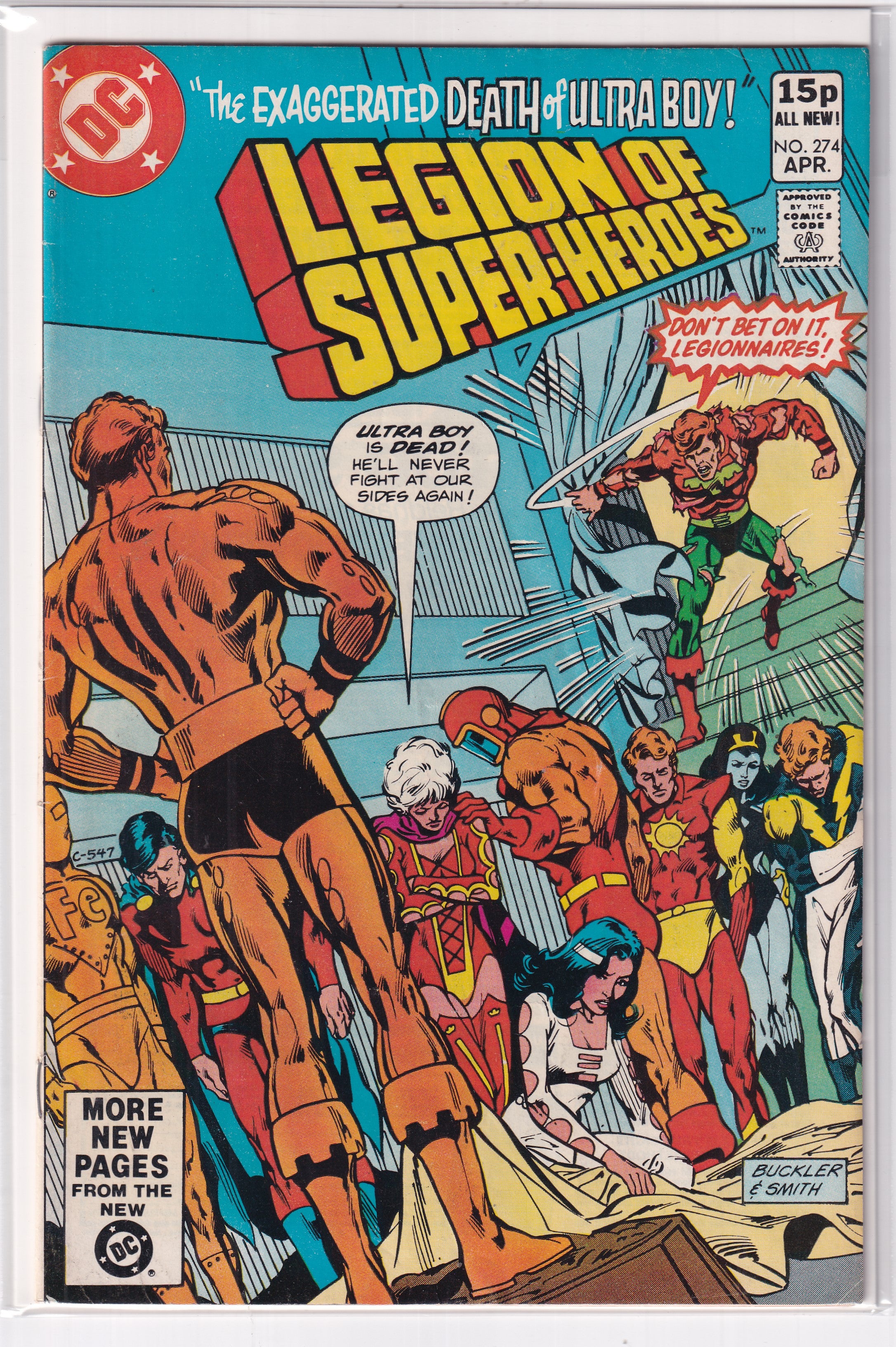 LEGION OF SUPER-HEROES #274 - Slab City Comics 