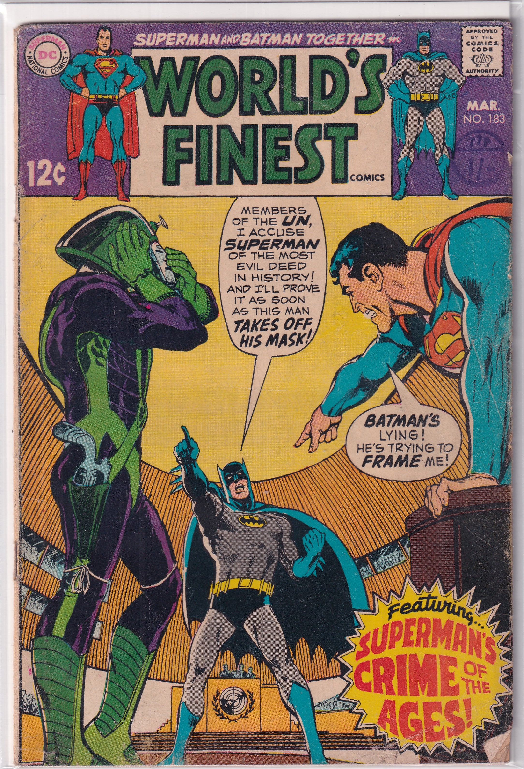 WORLD'S FINEST #183 - Slab City Comics 