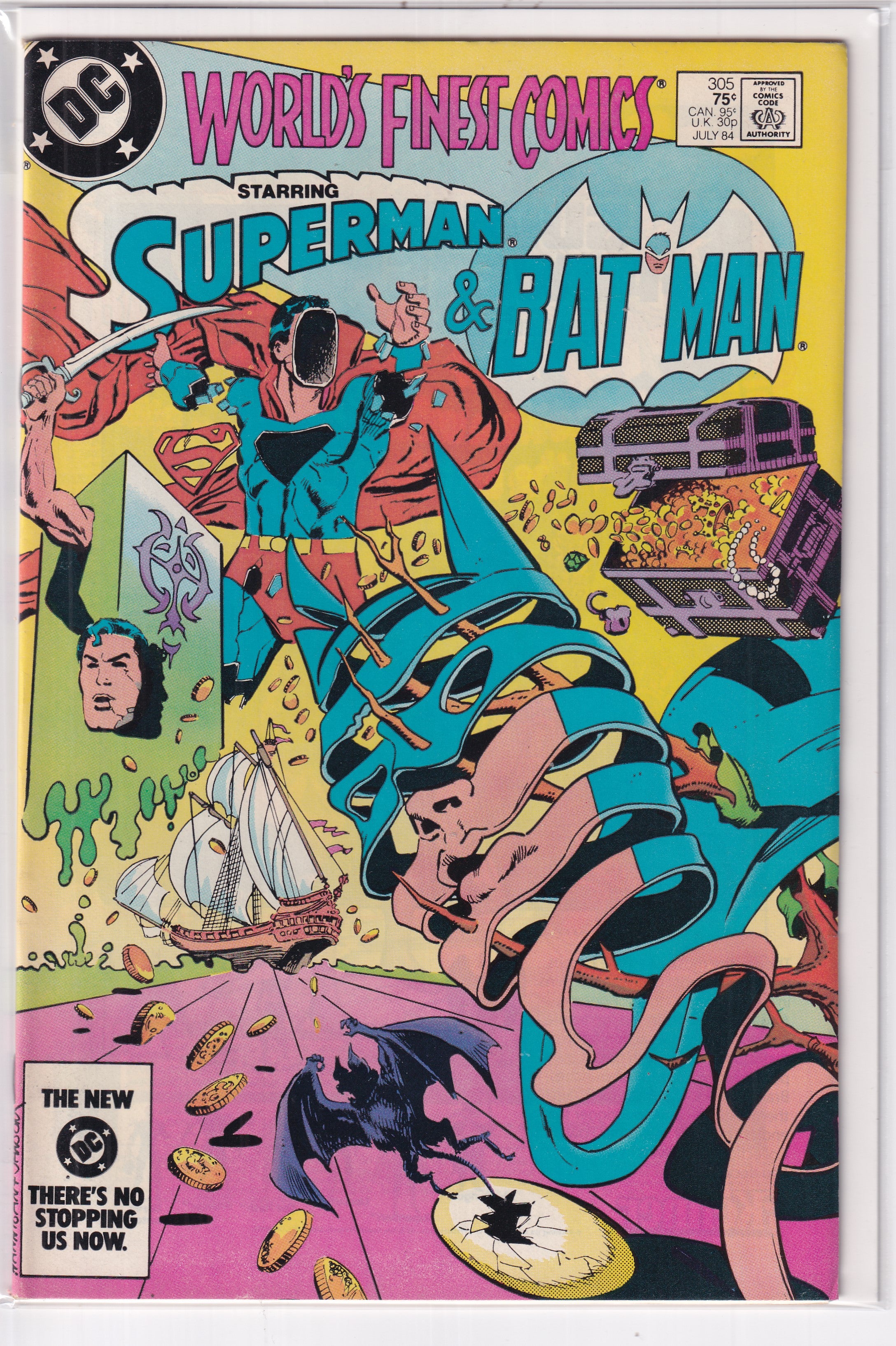 WORLD'S FINEST COMICS SUPERMAN & BATMAN #305 - Slab City Comics 