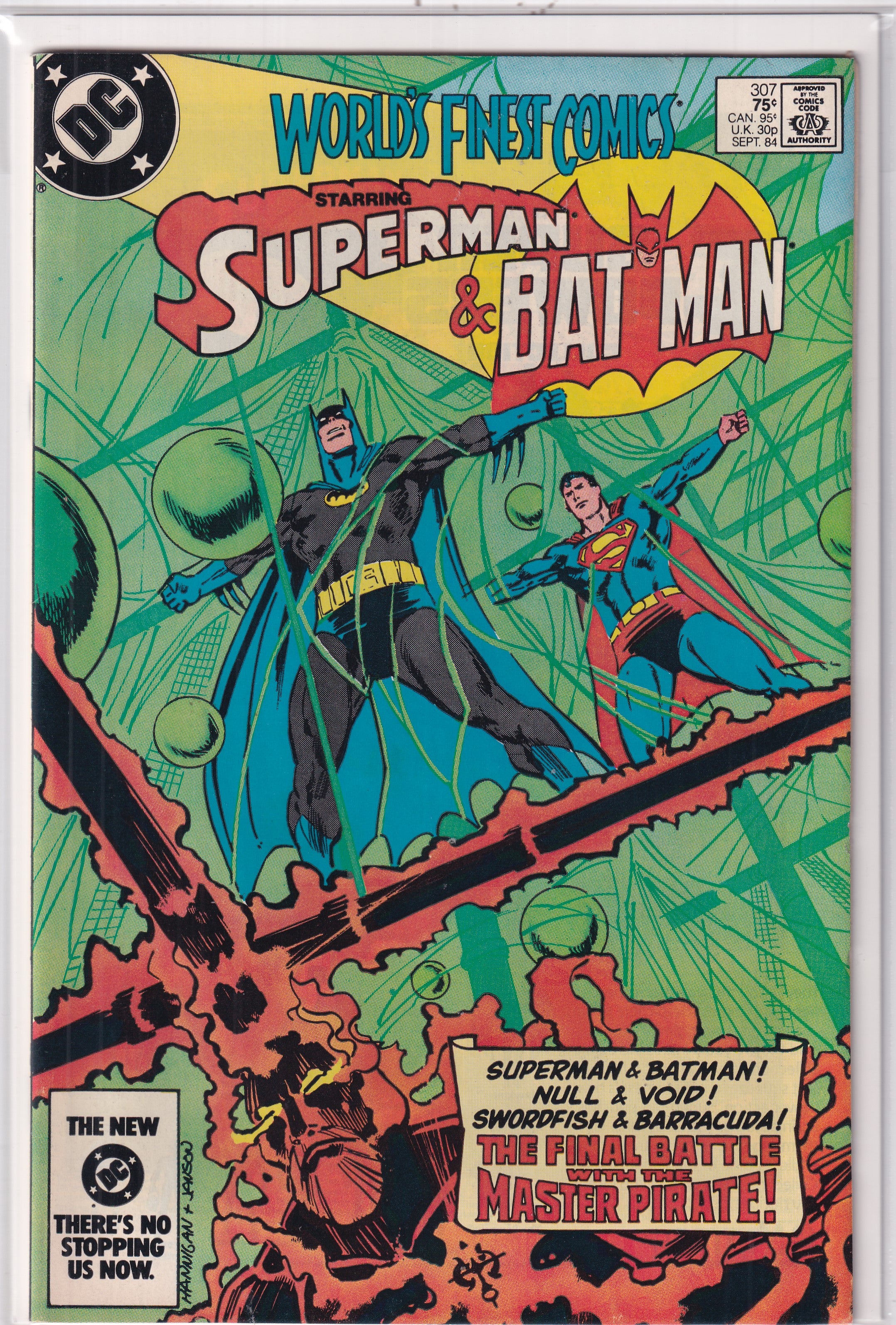 WORLD'S FINEST COMICS SUPERMAN & BATMAN #307 - Slab City Comics 