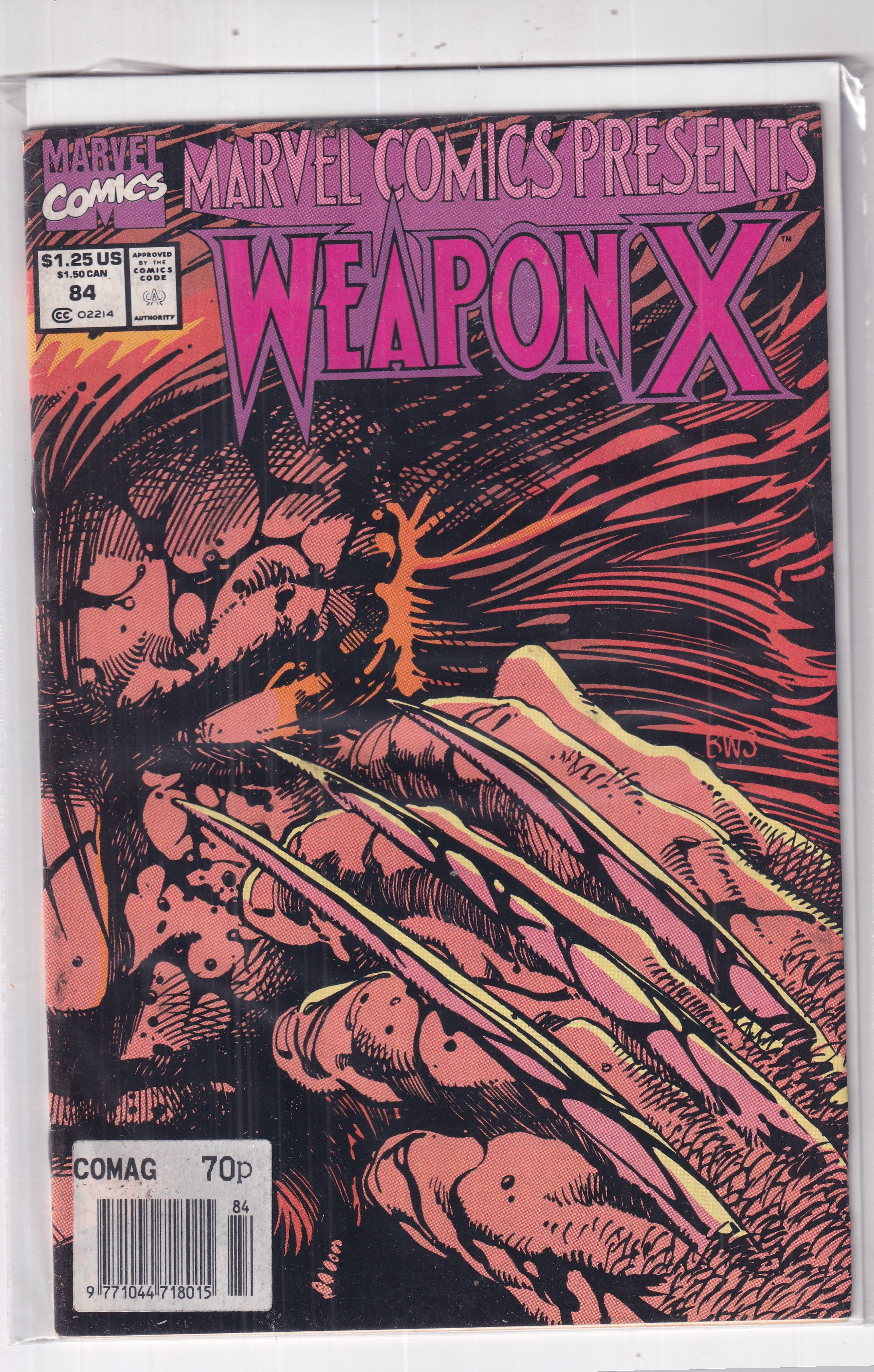 MARVEL COMICS PRESENTS WEAPON X #84 - Slab City Comics 