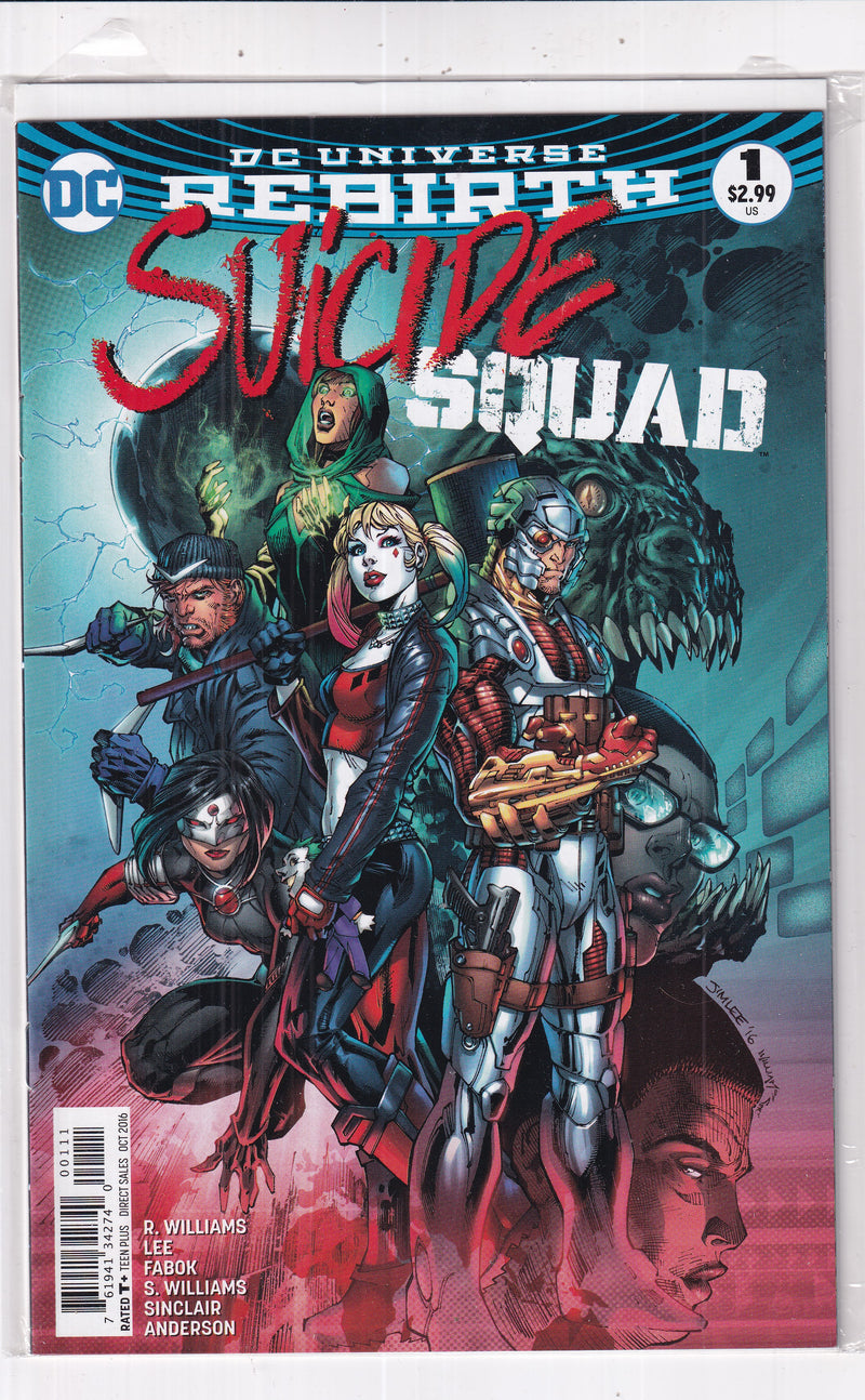DC UNIVERSE REBIRTH SCIDE SQUAD