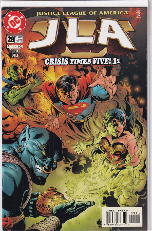 JLA CRISIS TIMES FIVE 1 #28 - Slab City Comics 