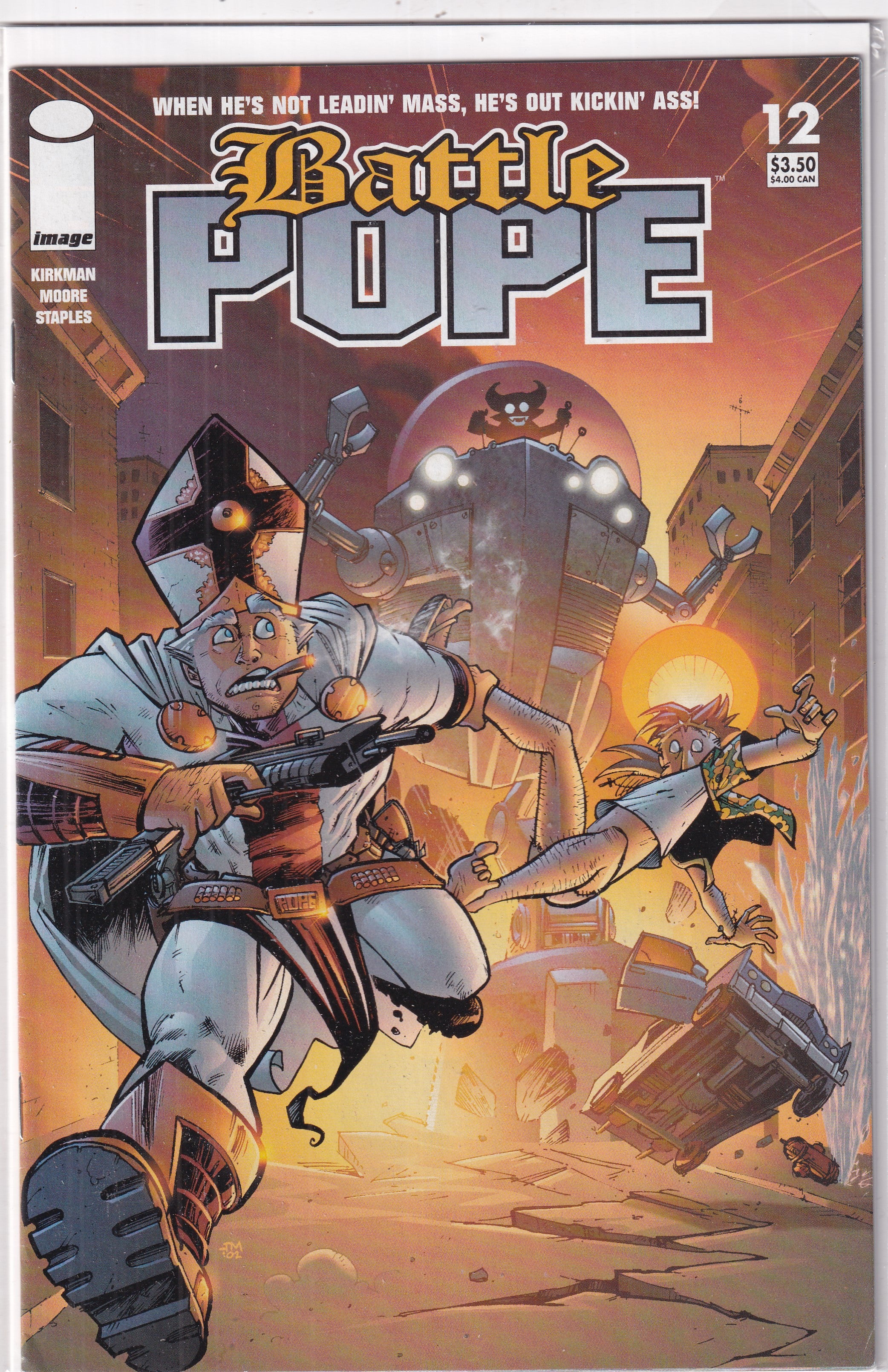 BATTLE POPE #12 - Slab City Comics 