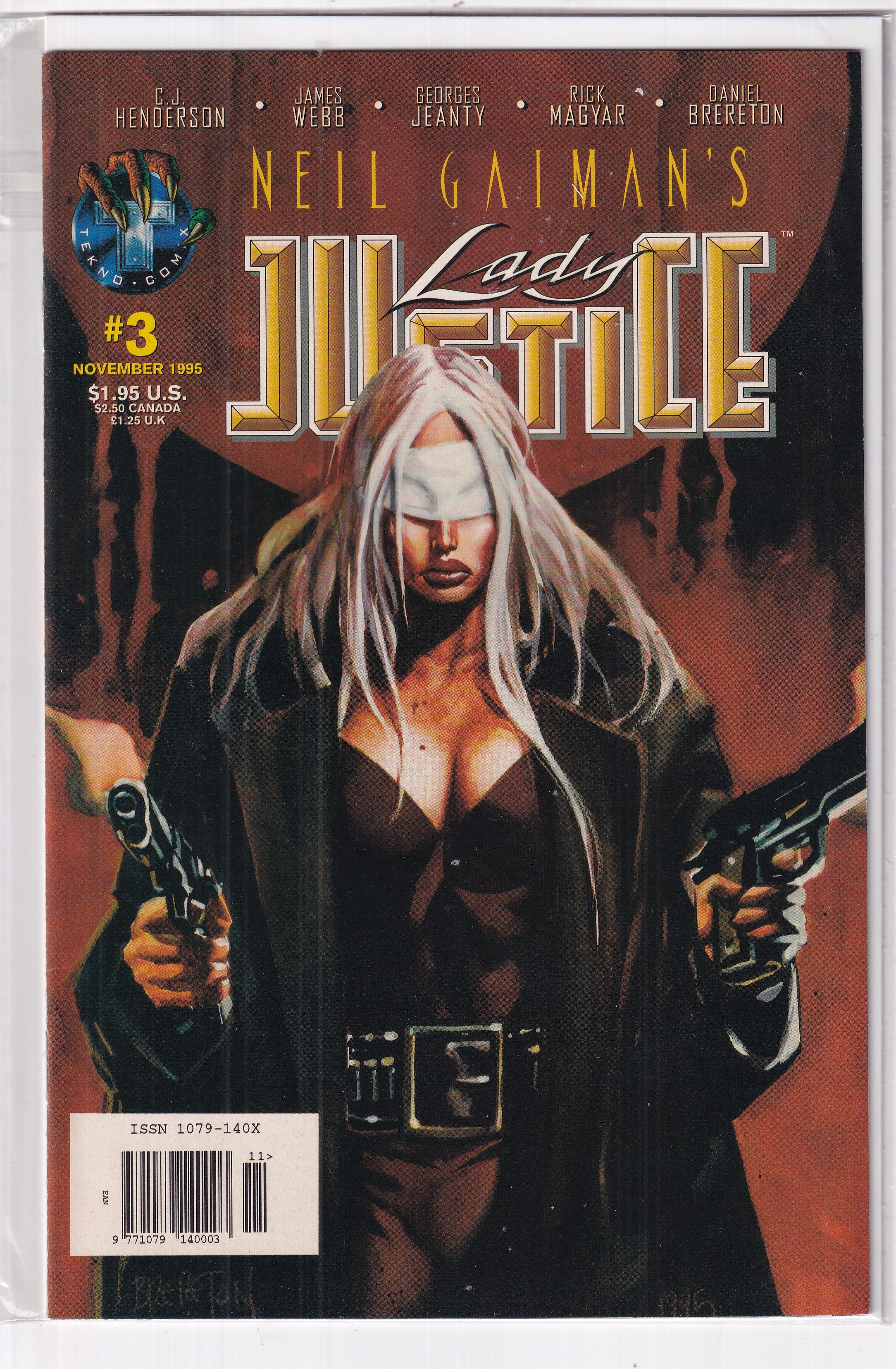 NEIL GAIMAN LADY JUSTICE #3 - Slab City Comics 