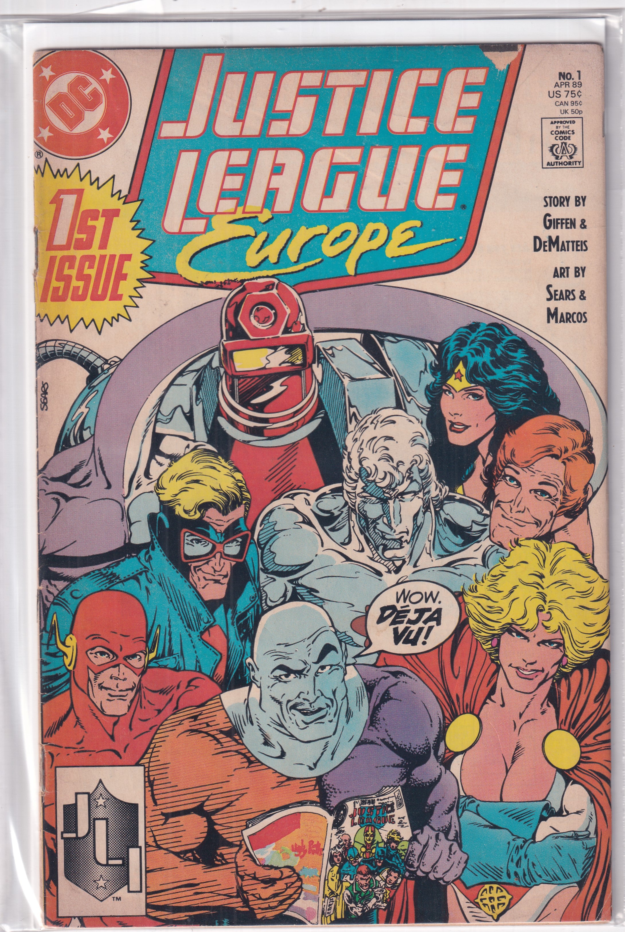 JUSTICE LEAGUE EUROPE #1 - Slab City Comics 