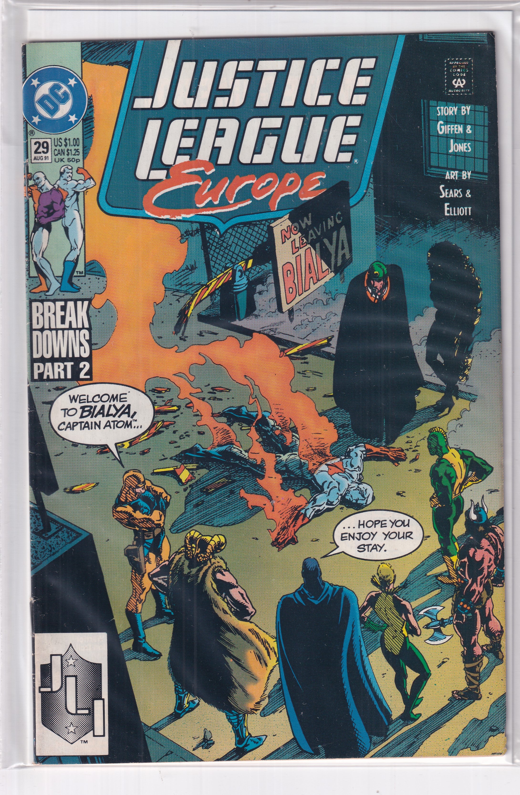 JUSTICE LEAGUE EUROPE #29 - Slab City Comics 