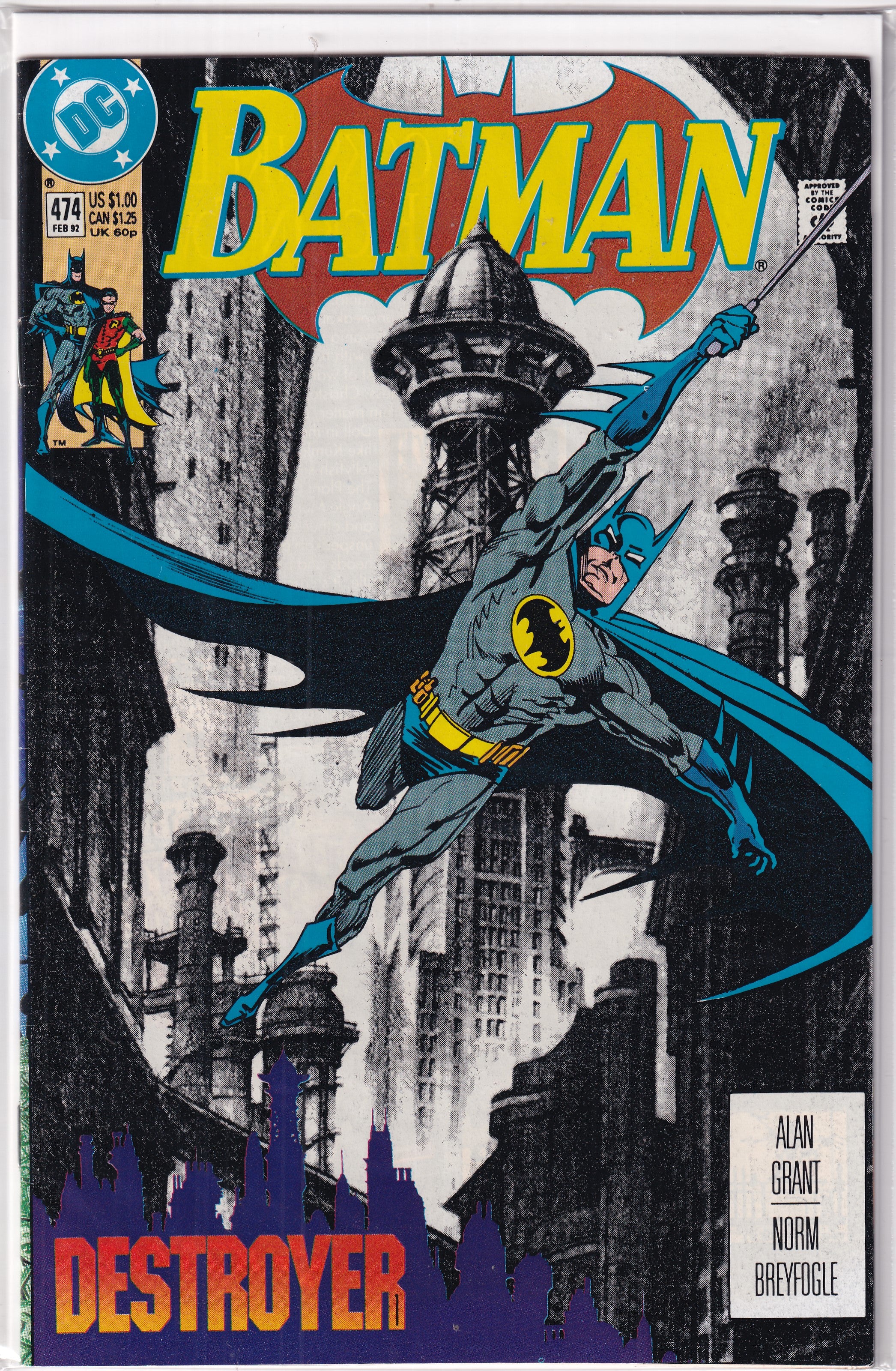 BATMAN #474 - Slab City Comics 