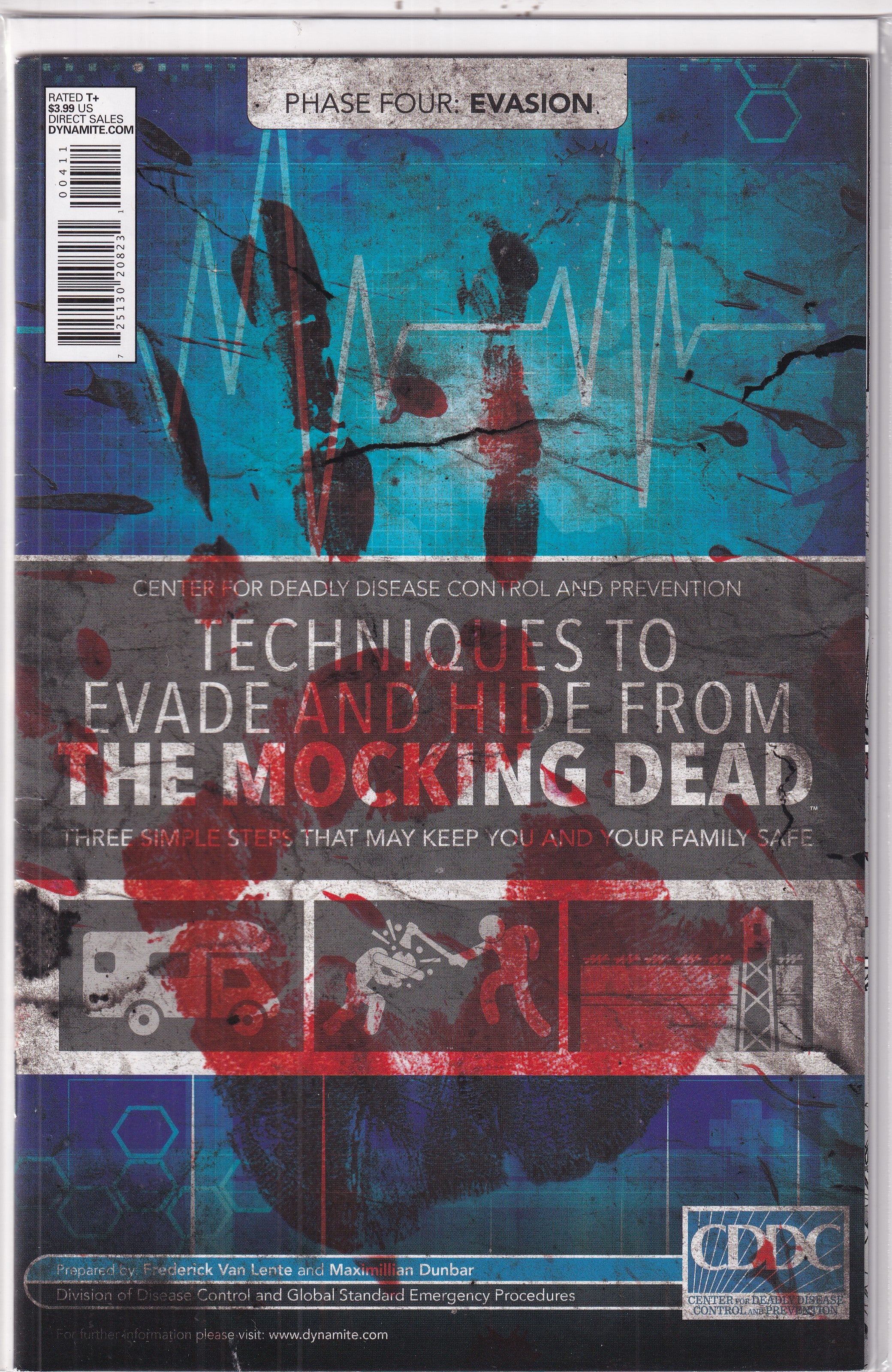 TECHNIQUES TO EVADE AND HIDE FROM THE MOCKING DEAD #4 - Slab City Comics 