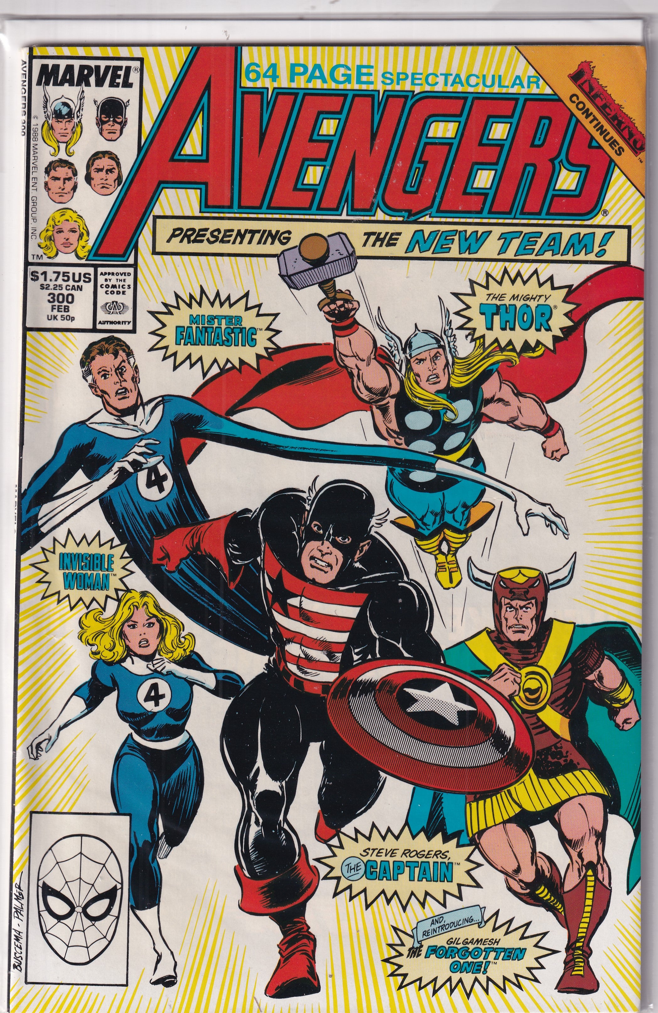 AVENGERS #300 - Slab City Comics 