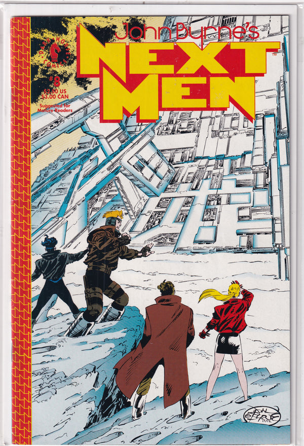 JOHN BYNE'S NEXT MEN #8 - Slab City Comics 