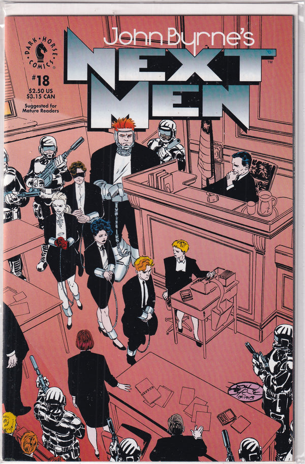 JOHN BYNE'S NEXT MEN #18 - Slab City Comics 