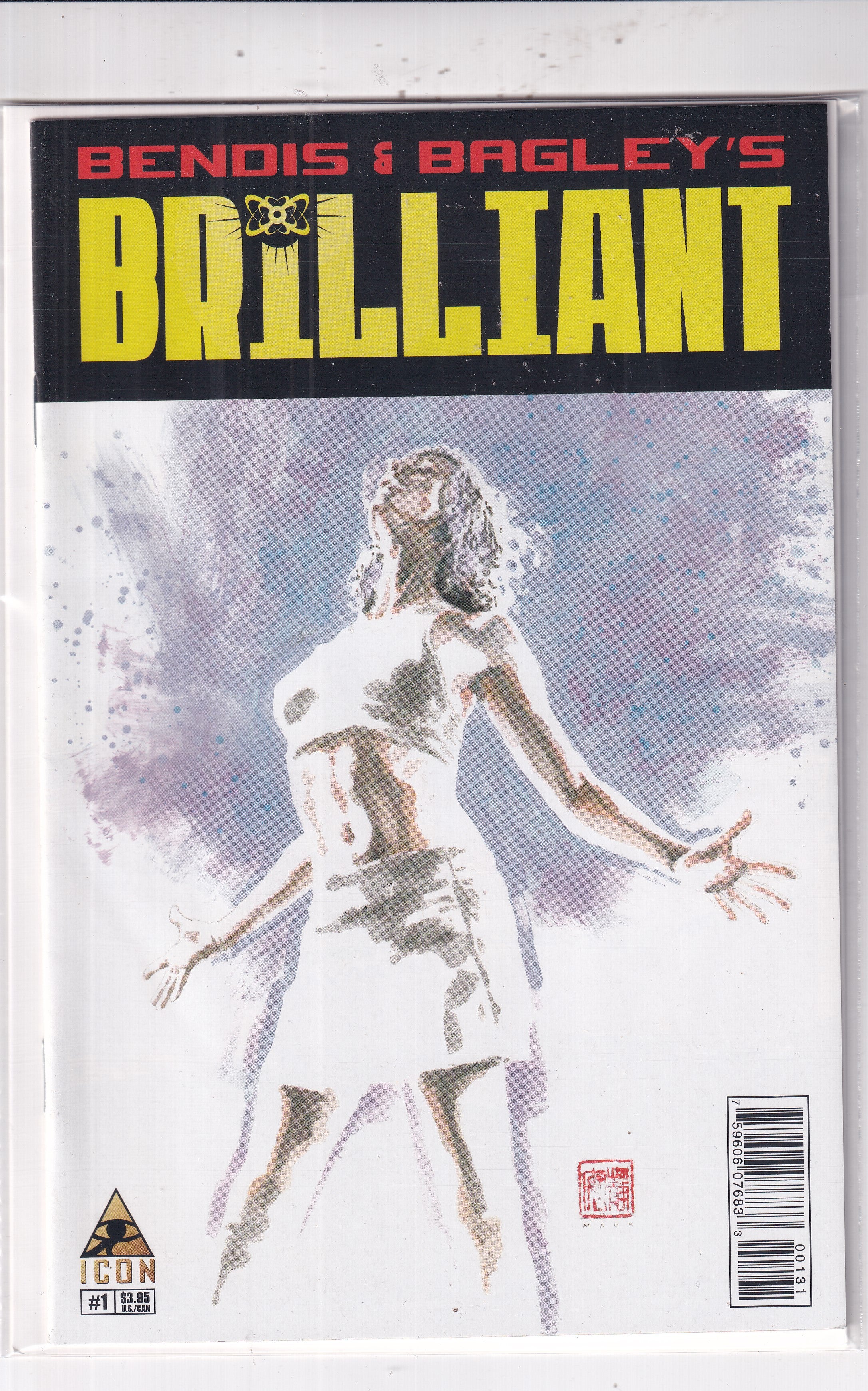 BENDIS & BAGLEY'S BRILLANT #1 - Slab City Comics 