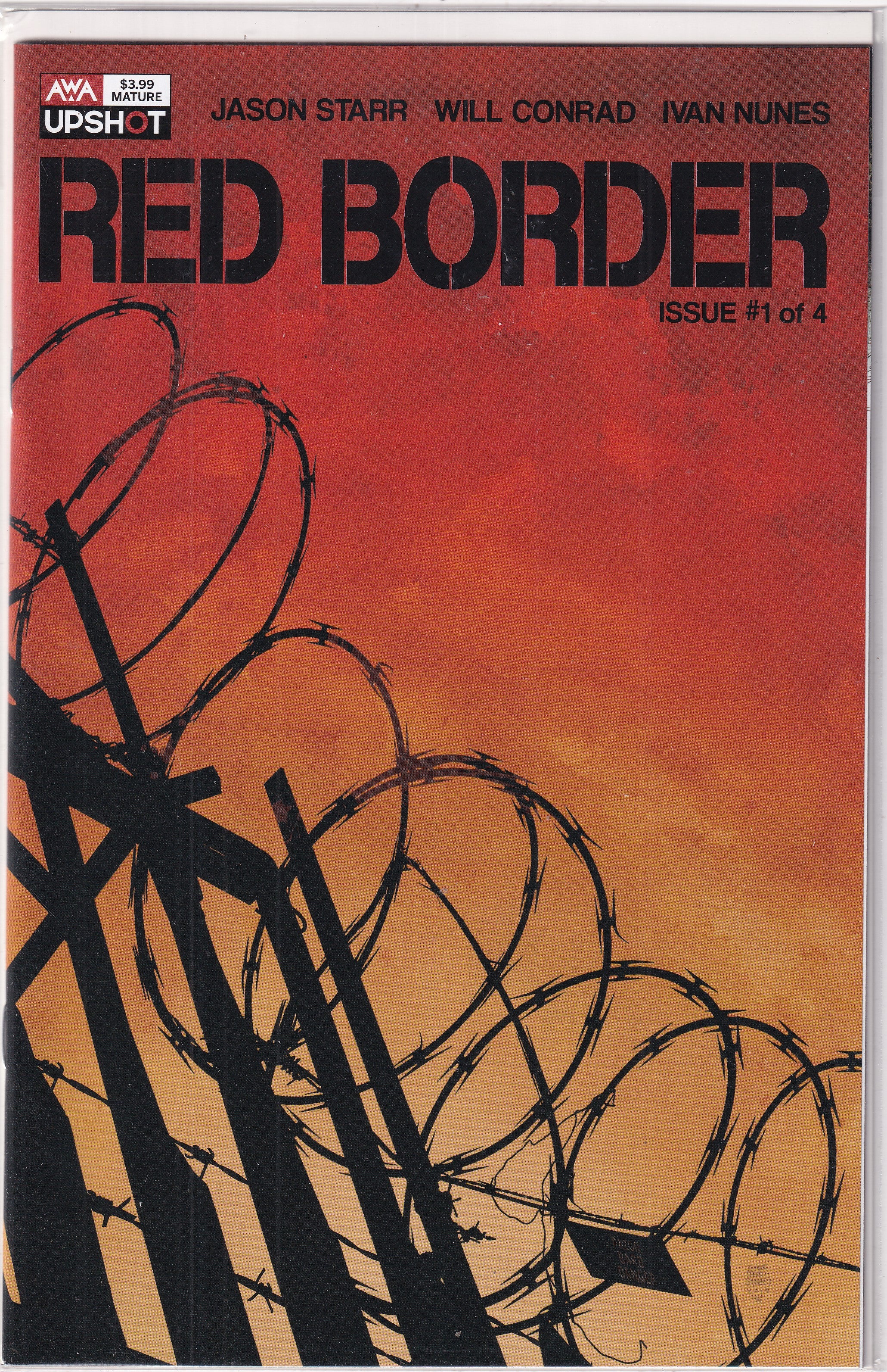 RED BORDER #1 - Slab City Comics 