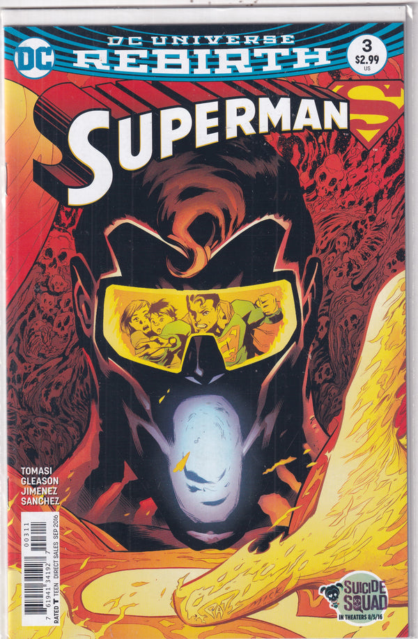 DC UNIVERSE REBIRTH SUPERMAN #3 - Slab City Comics 