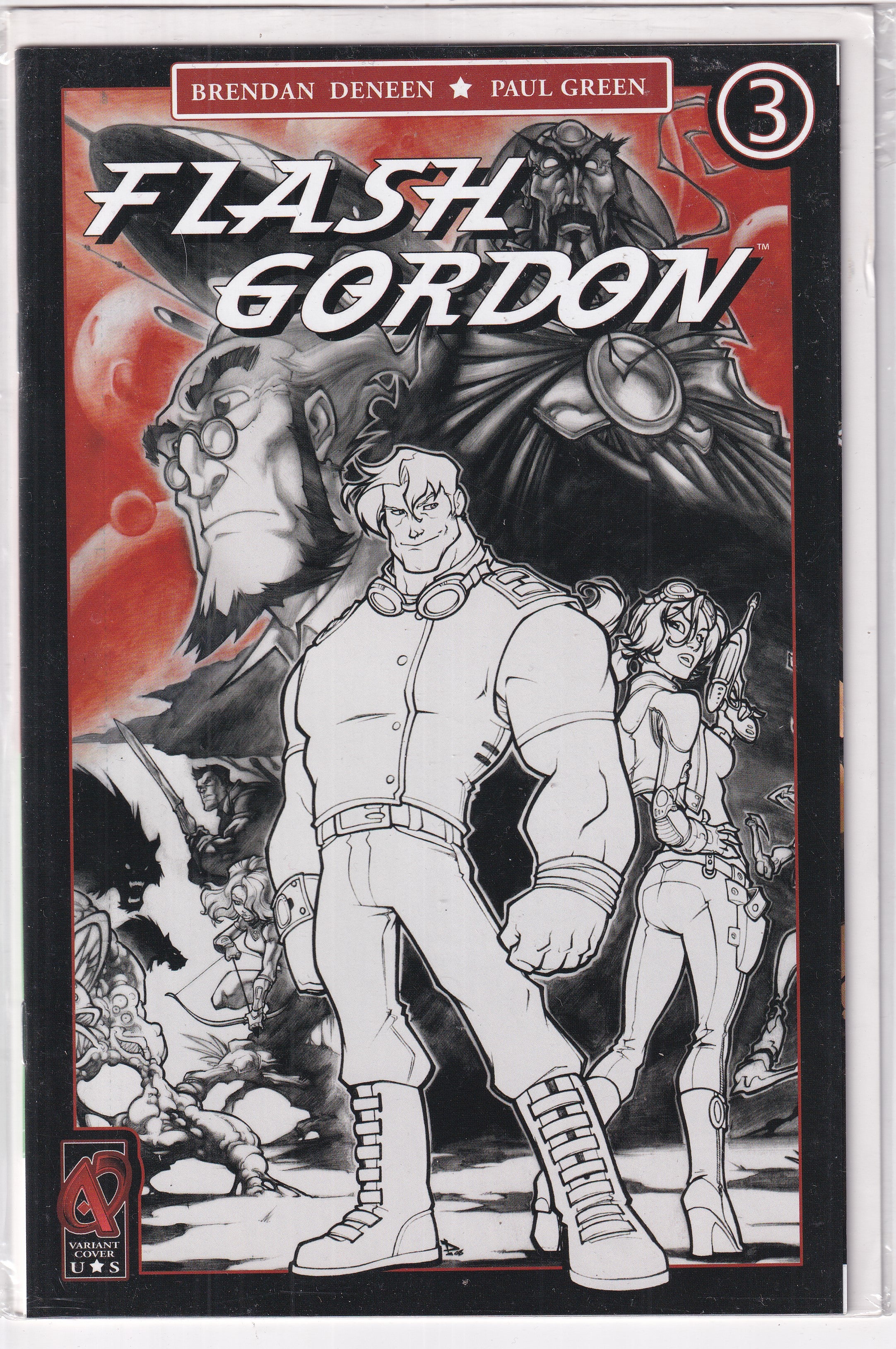 FLASH GORDEN #3 VARIANT - Slab City Comics 
