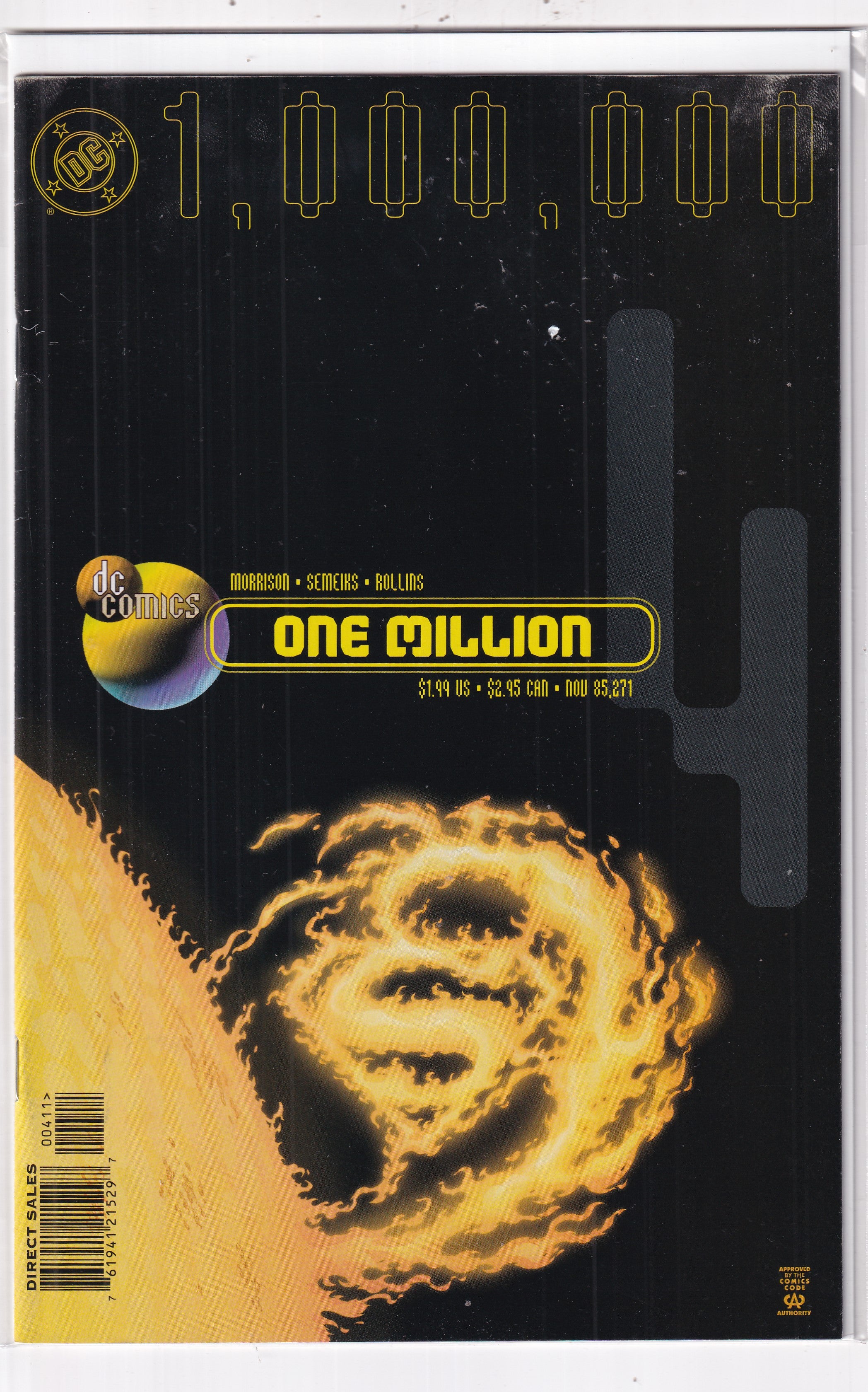 ONE MILLION #4 - Slab City Comics 