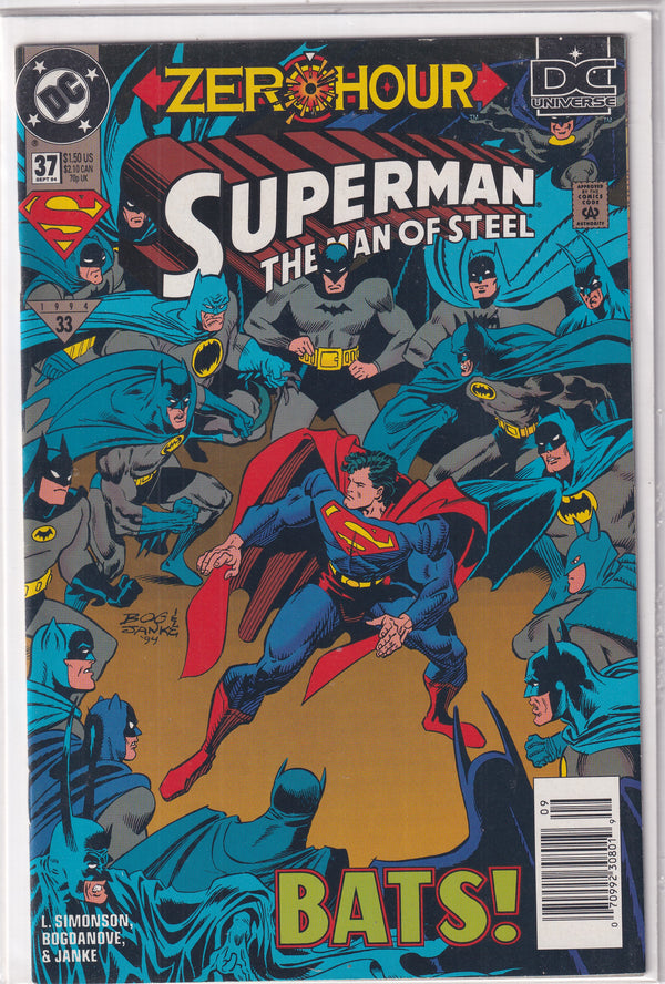 SUPERMAN THE MAN OF STEEL #37 - Slab City Comics 