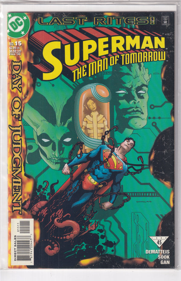 LAST RITES SUPERMAN MAN OF TOMORROW #15 - Slab City Comics 