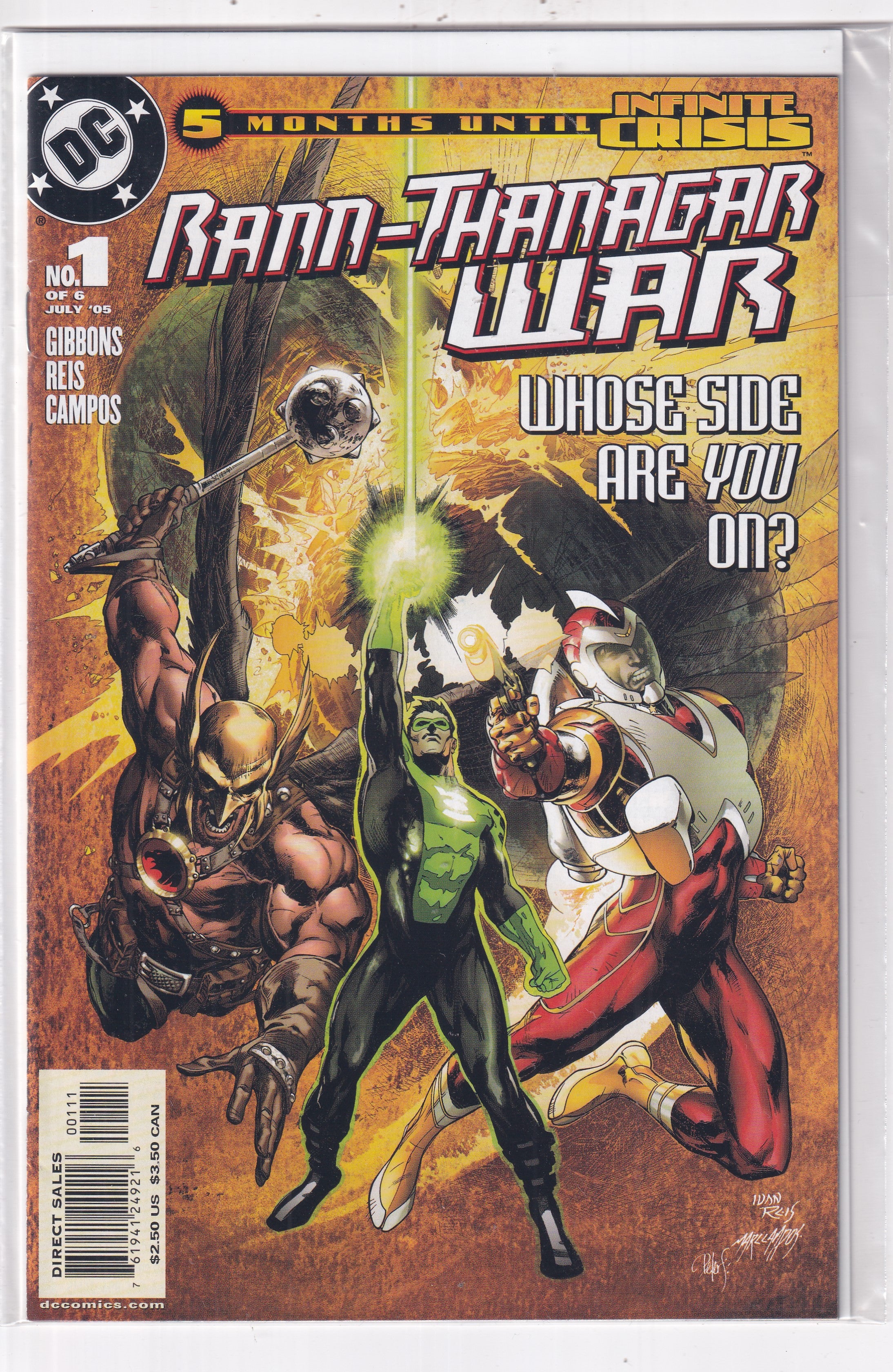 RANN-THANAGAR WAR #1 - Slab City Comics 