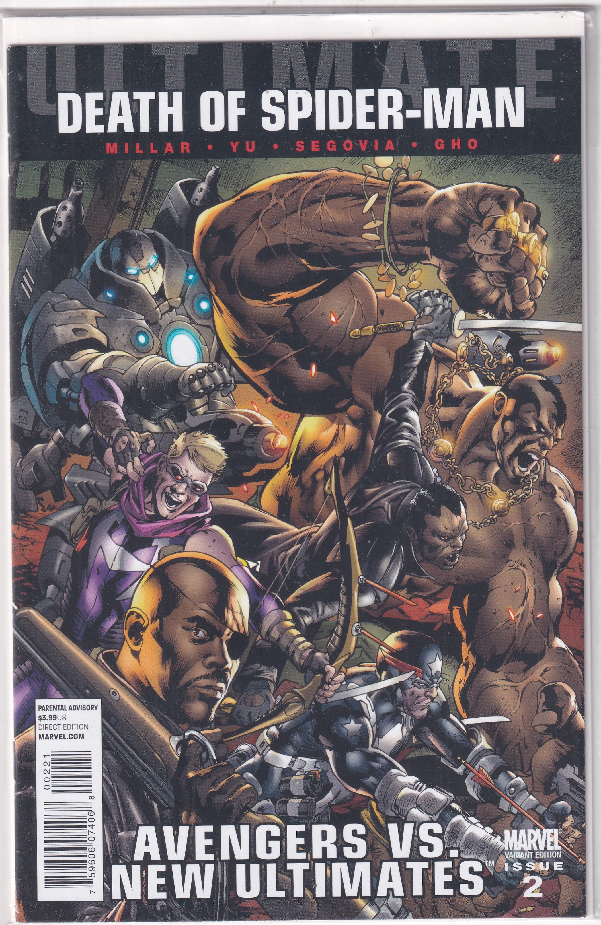 DEATH OF SPIDER-MAN AVENGERS VS. NEW MUTANTS #2 VARIANT - Slab City Comics 