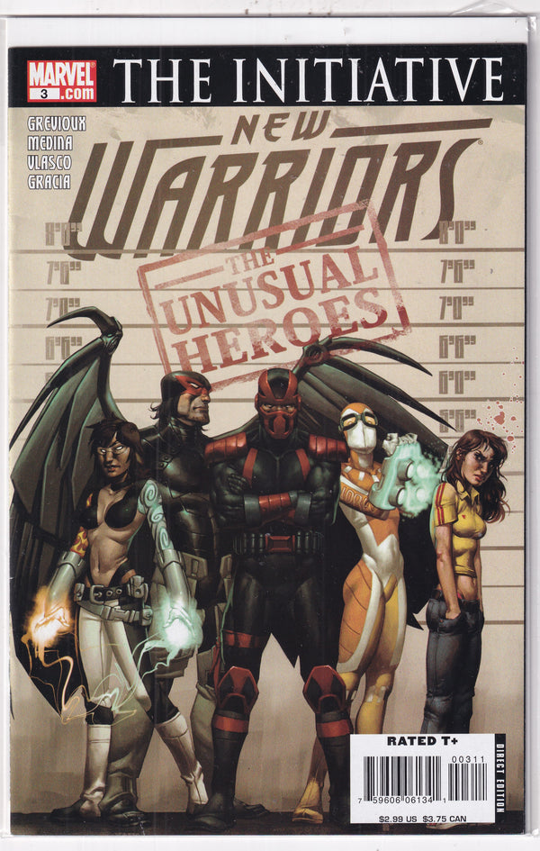 INITIATIVE NEW WARRIORS #3 - Slab City Comics 