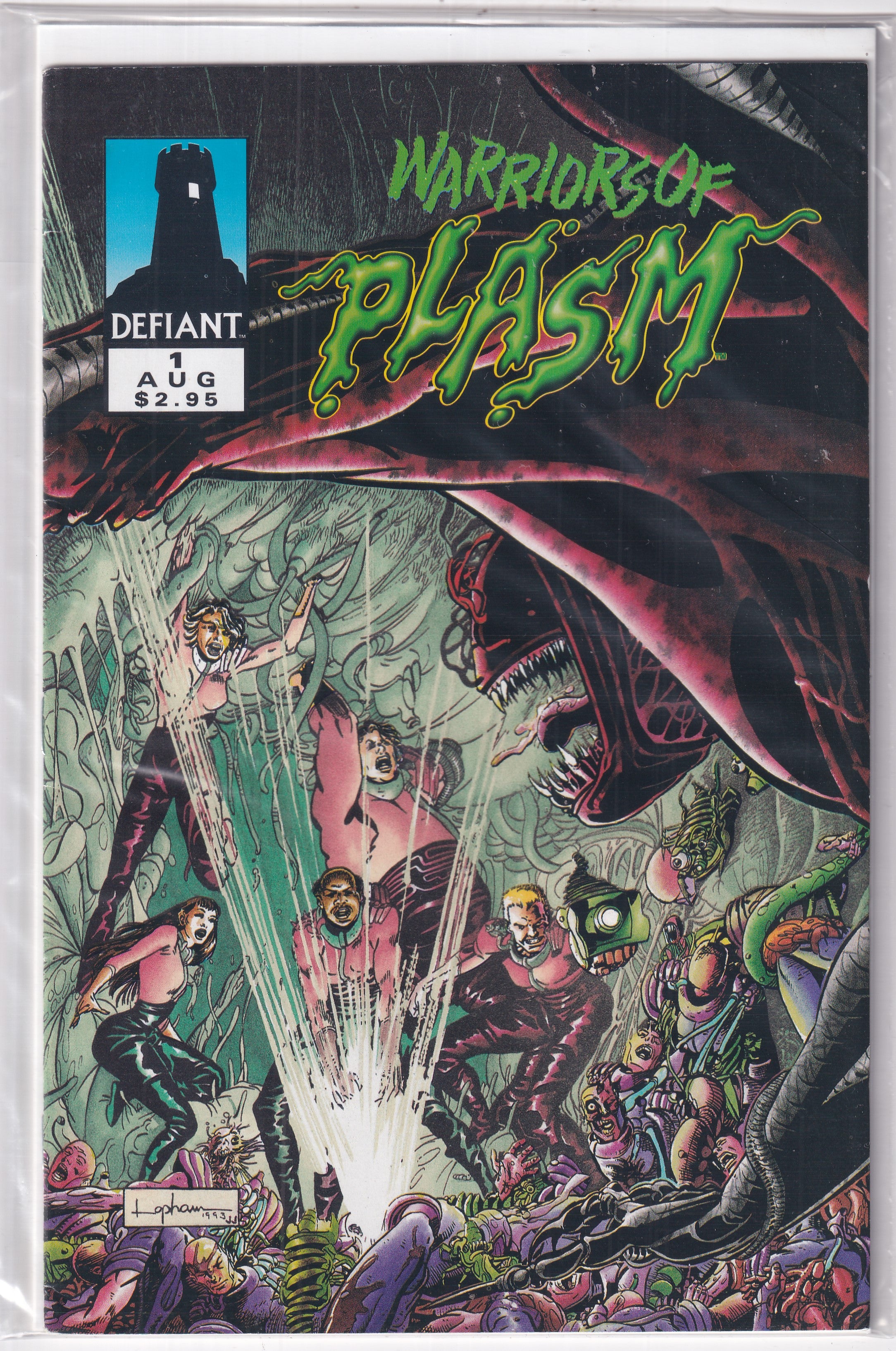 WARRIORS OF PLASMA #1 - Slab City Comics 