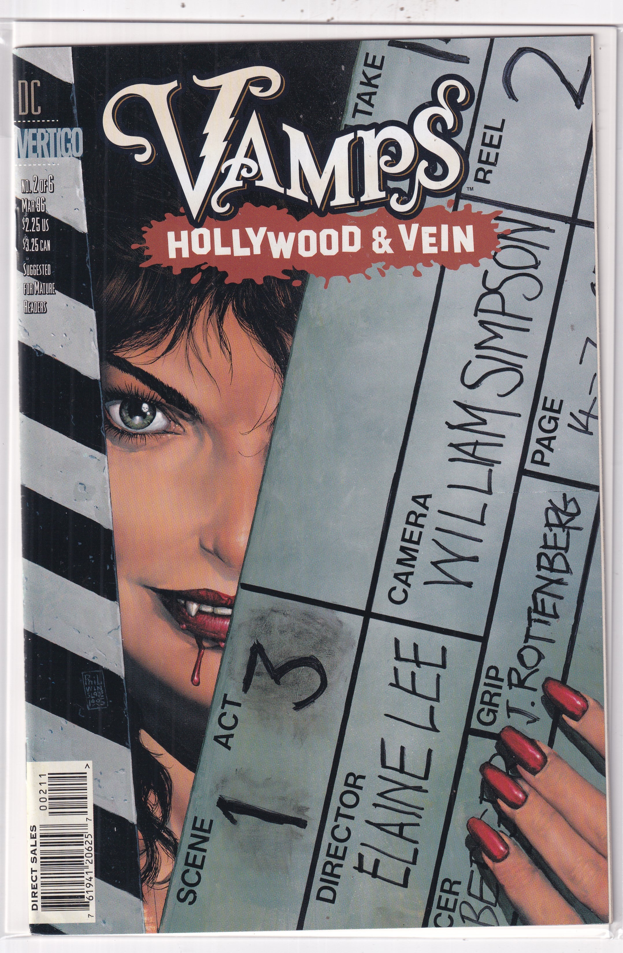 VAMPS HOLLYWOOD & VEIN #2 - Slab City Comics 