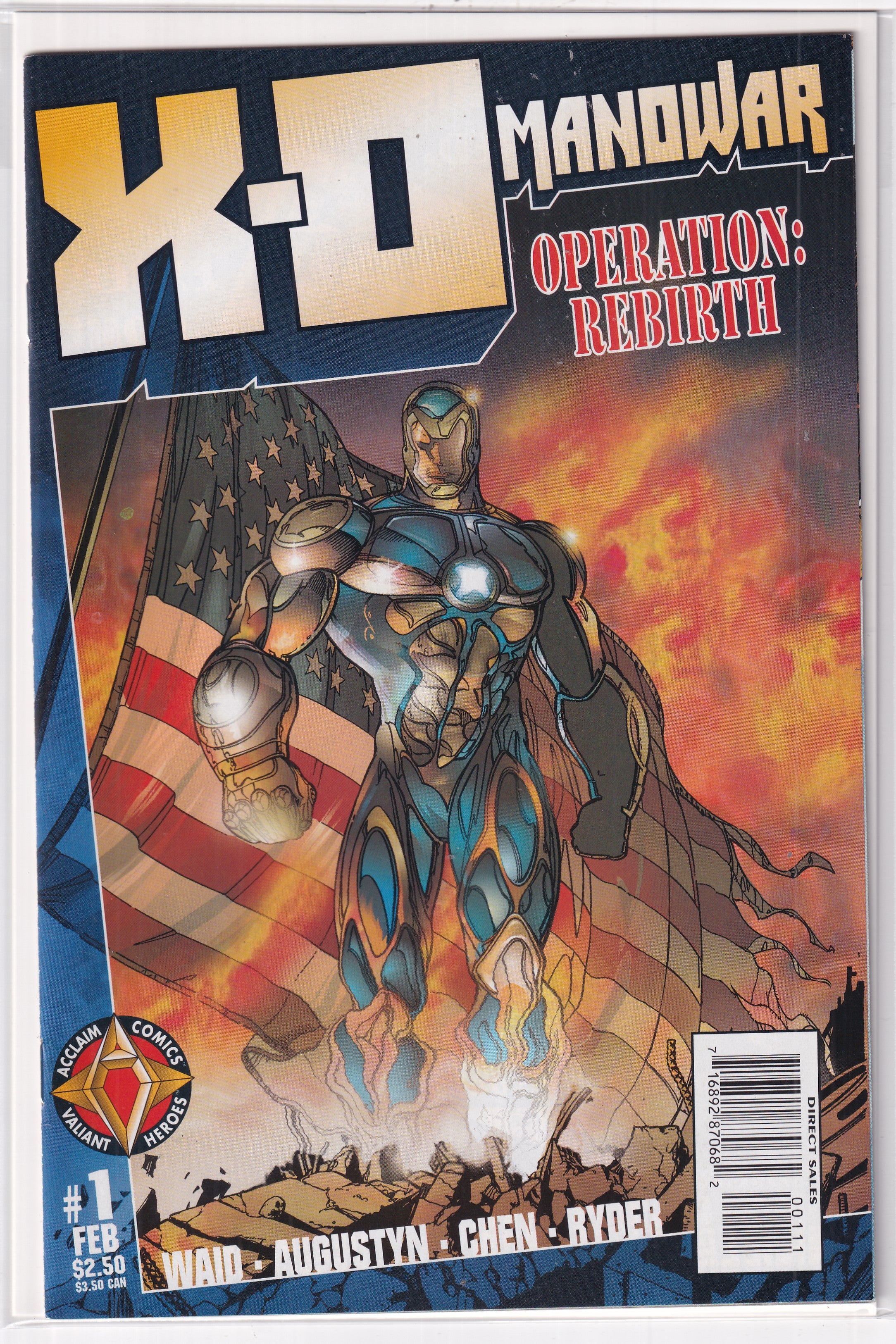X-O MANOWAR OPERATION REBIRTH #1 - Slab City Comics 
