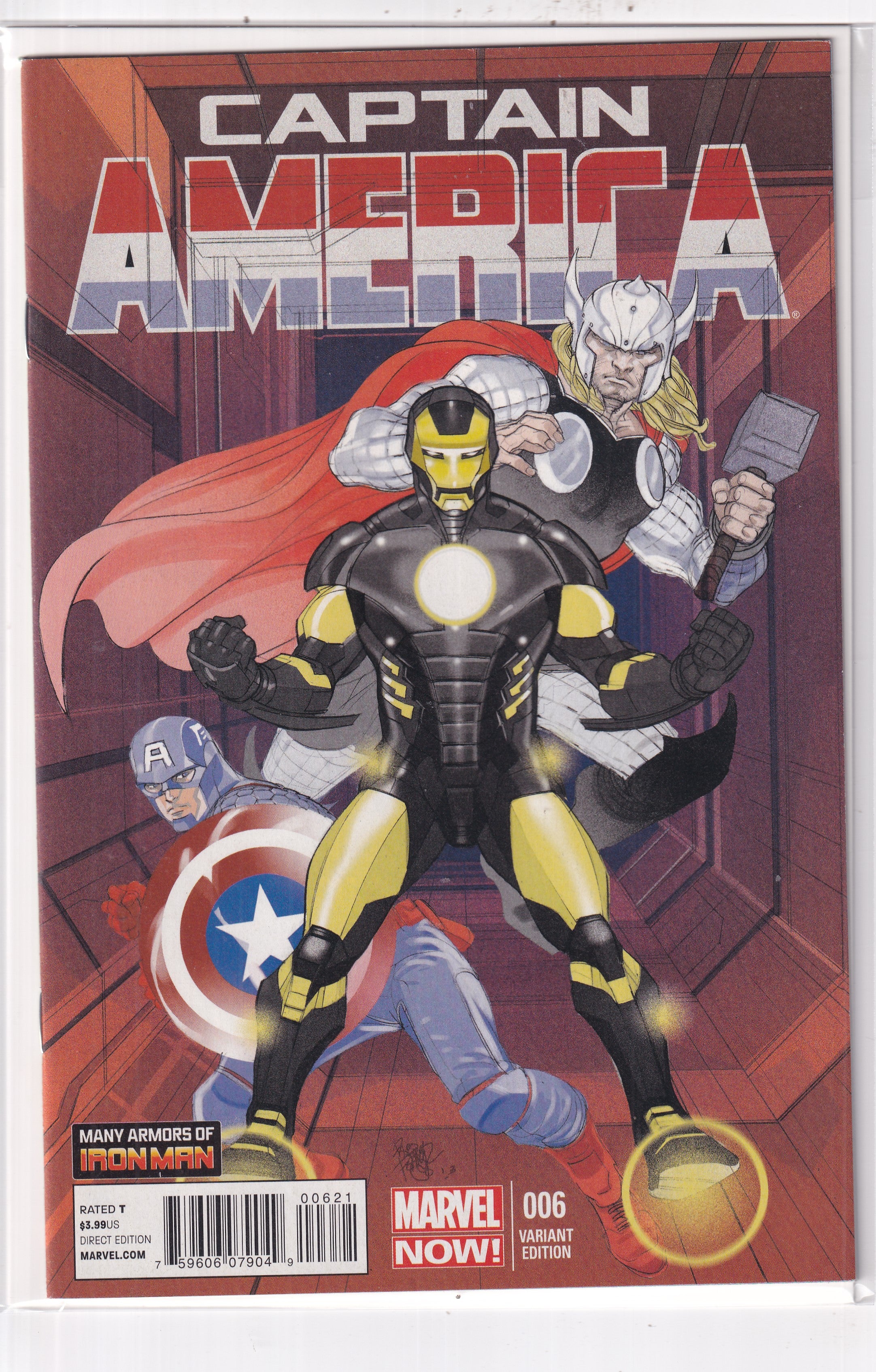 CAPTAIN AMERICA #6 1:20 VARIANT - Slab City Comics 