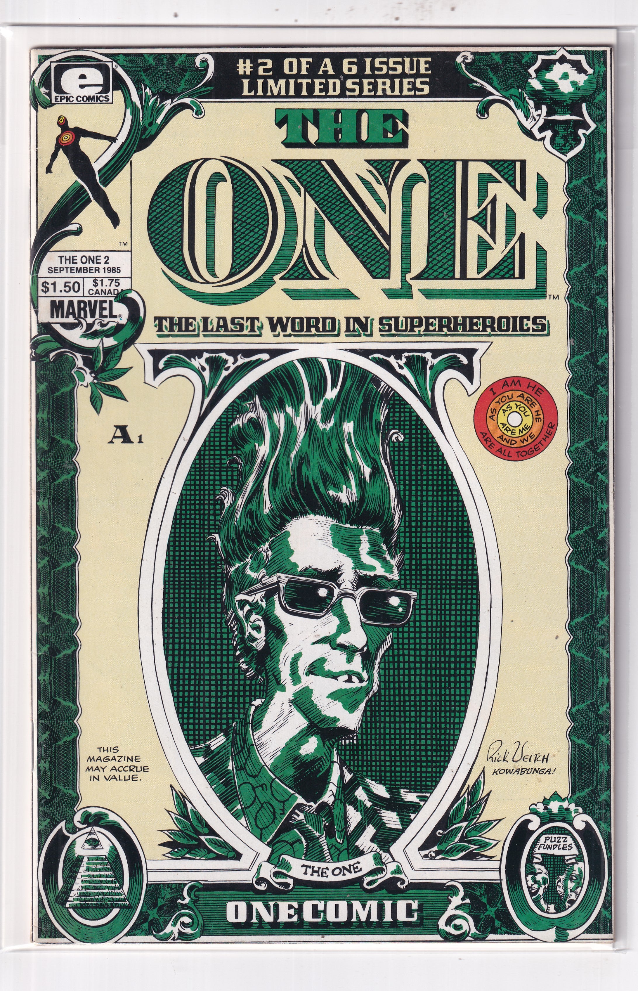 THE ONE #2 - Slab City Comics 