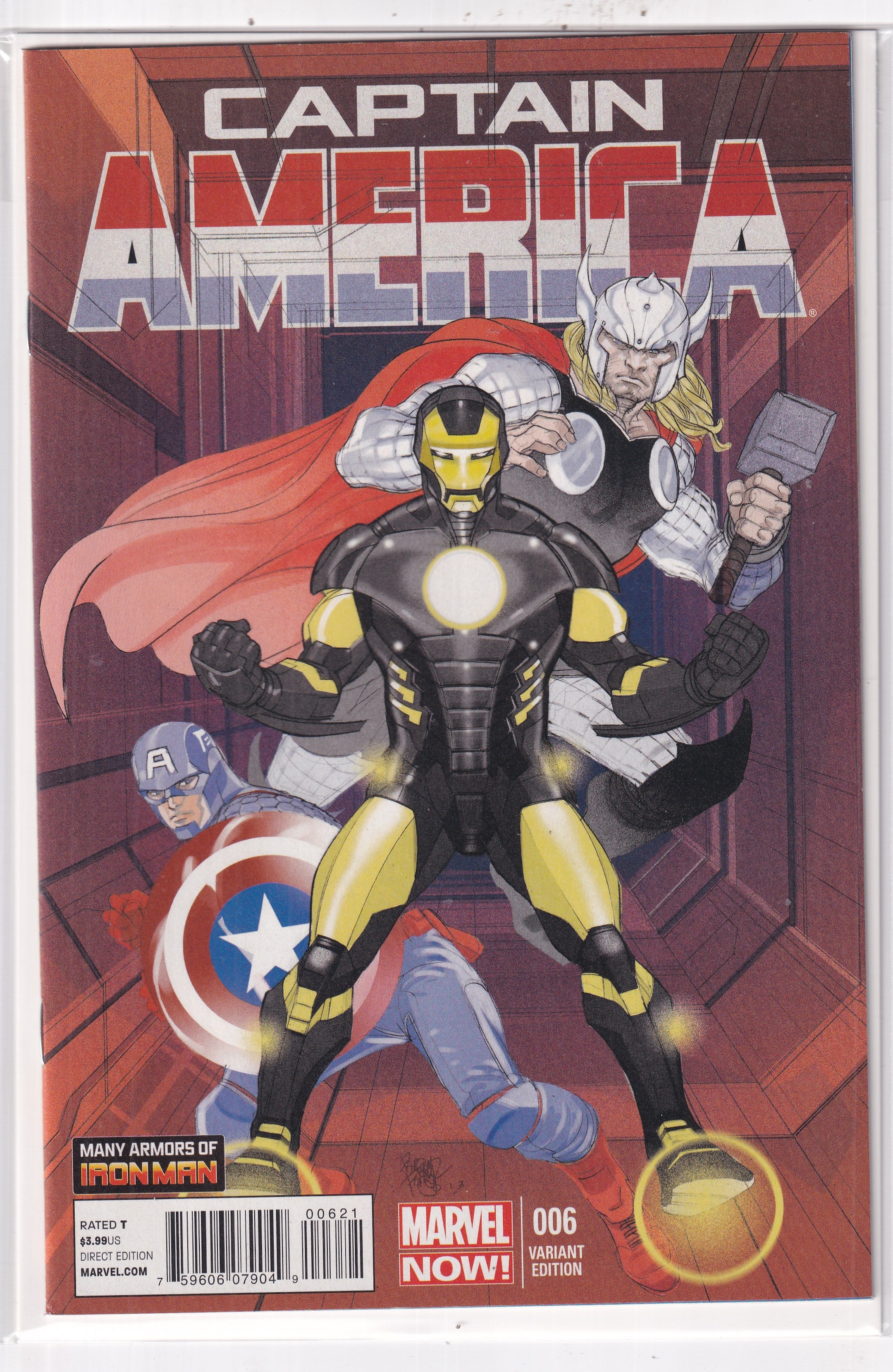 CAPTAIN AMERICA #6 VARIANT - Slab City Comics 