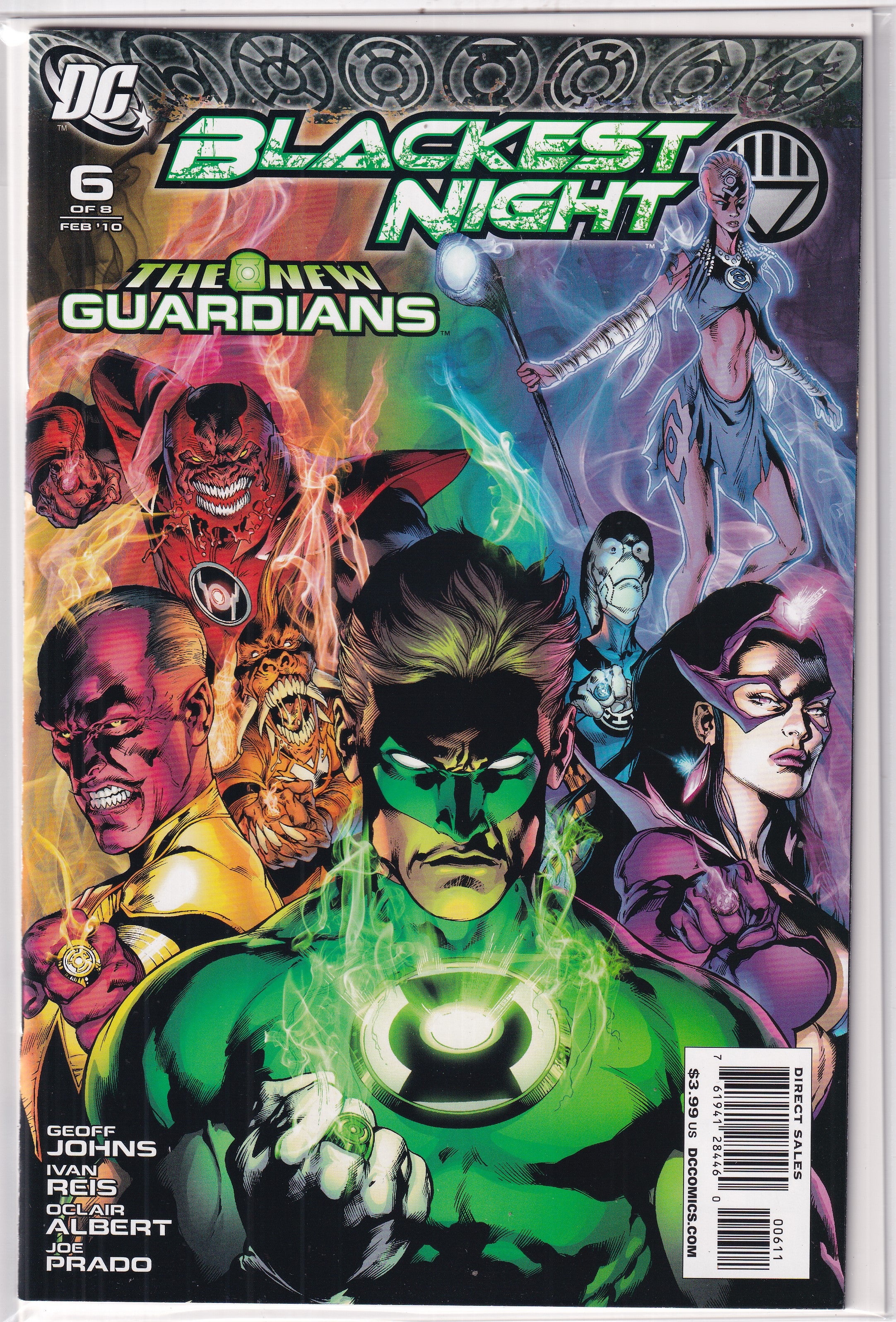 BLACKEST NIGHT NEW GUARDIANS #6 - Slab City Comics 