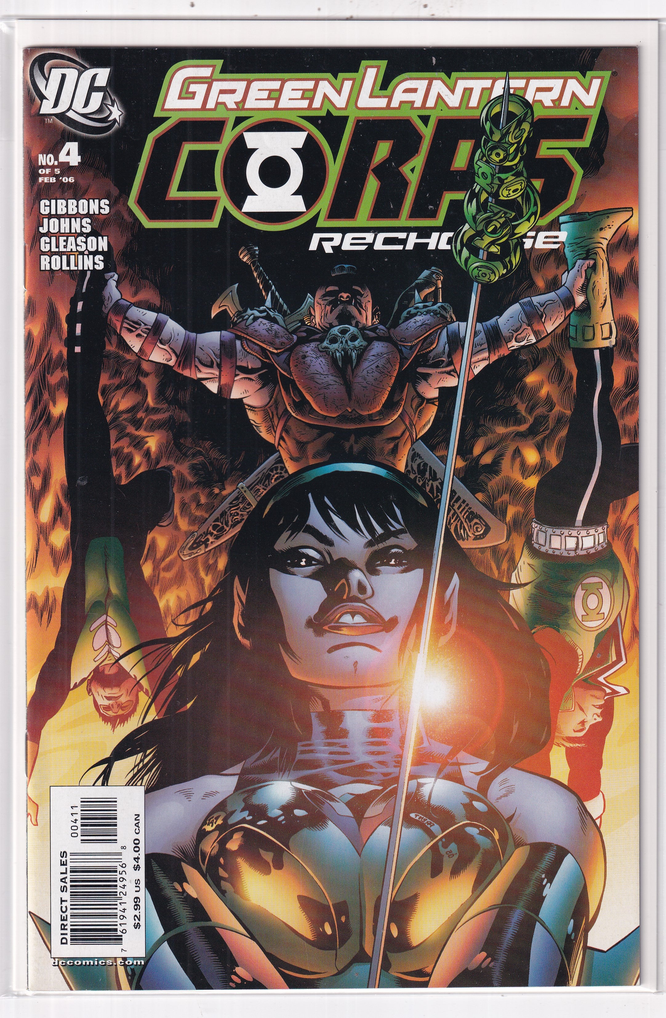 GREEN LANTERN CORPS #4 - Slab City Comics 