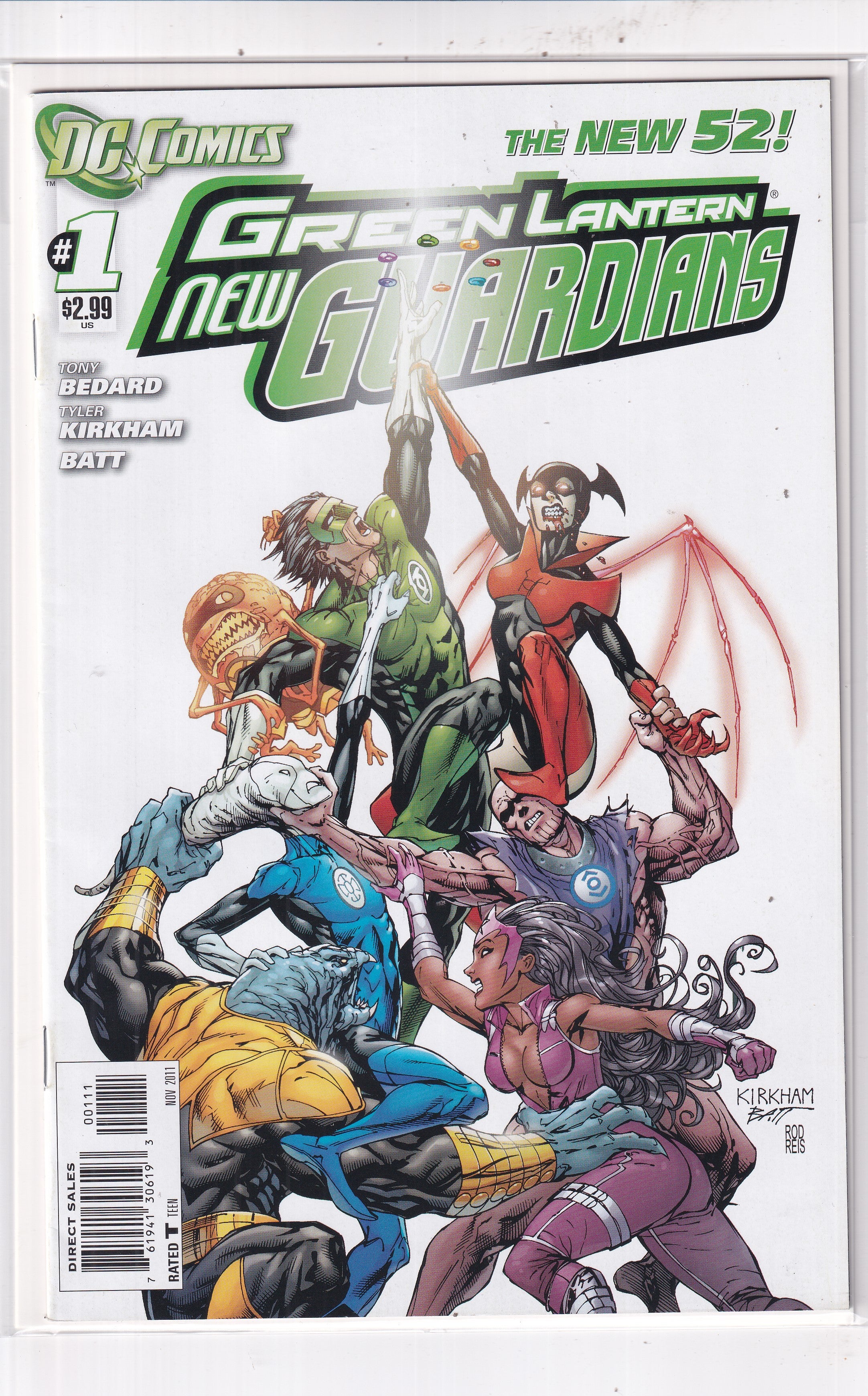 GREEN LANTERN NEW GUARDIANS #1 - Slab City Comics 
