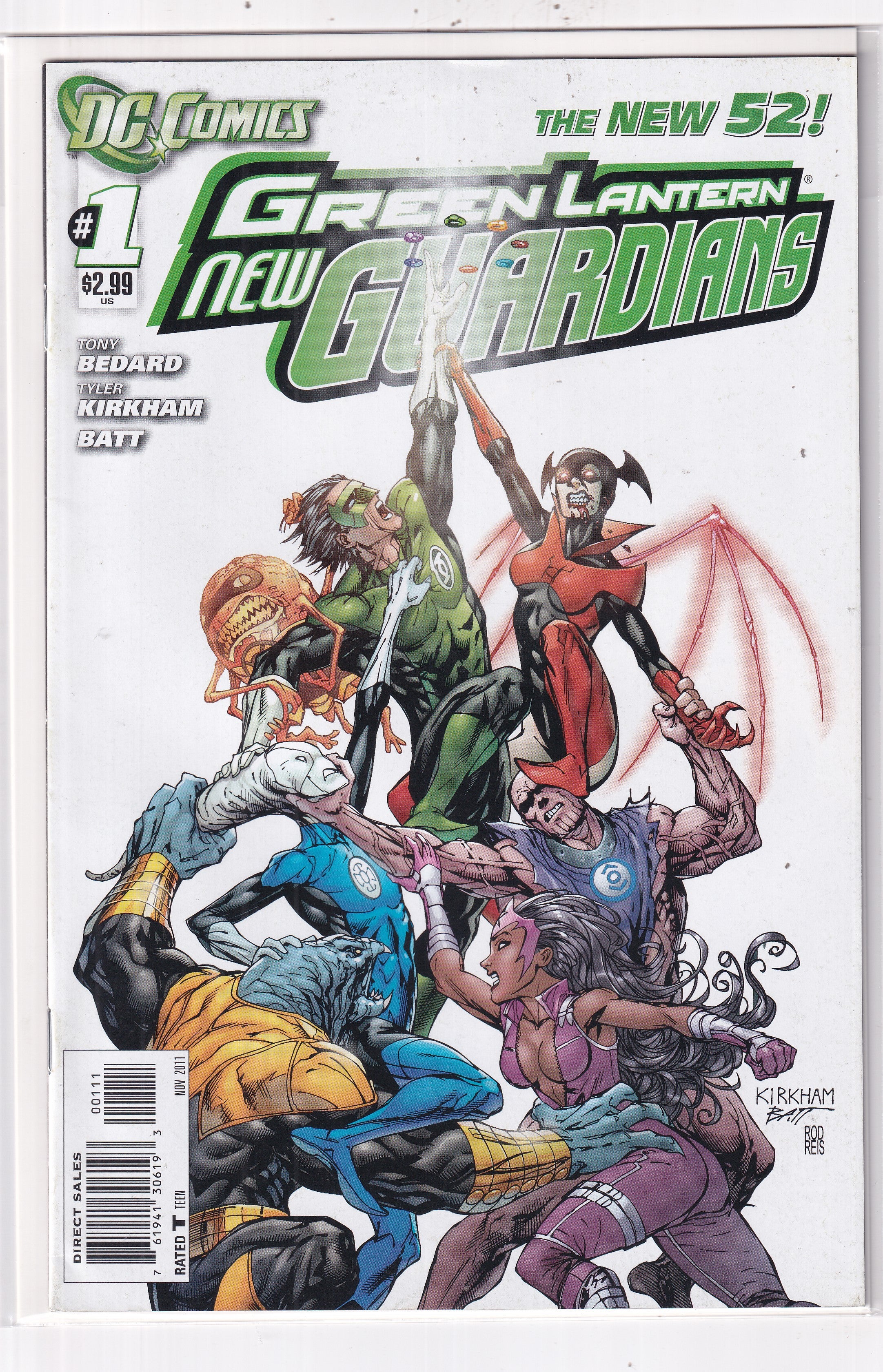 GREEN LANTERN NEW GUARDIANS #1 - Slab City Comics 