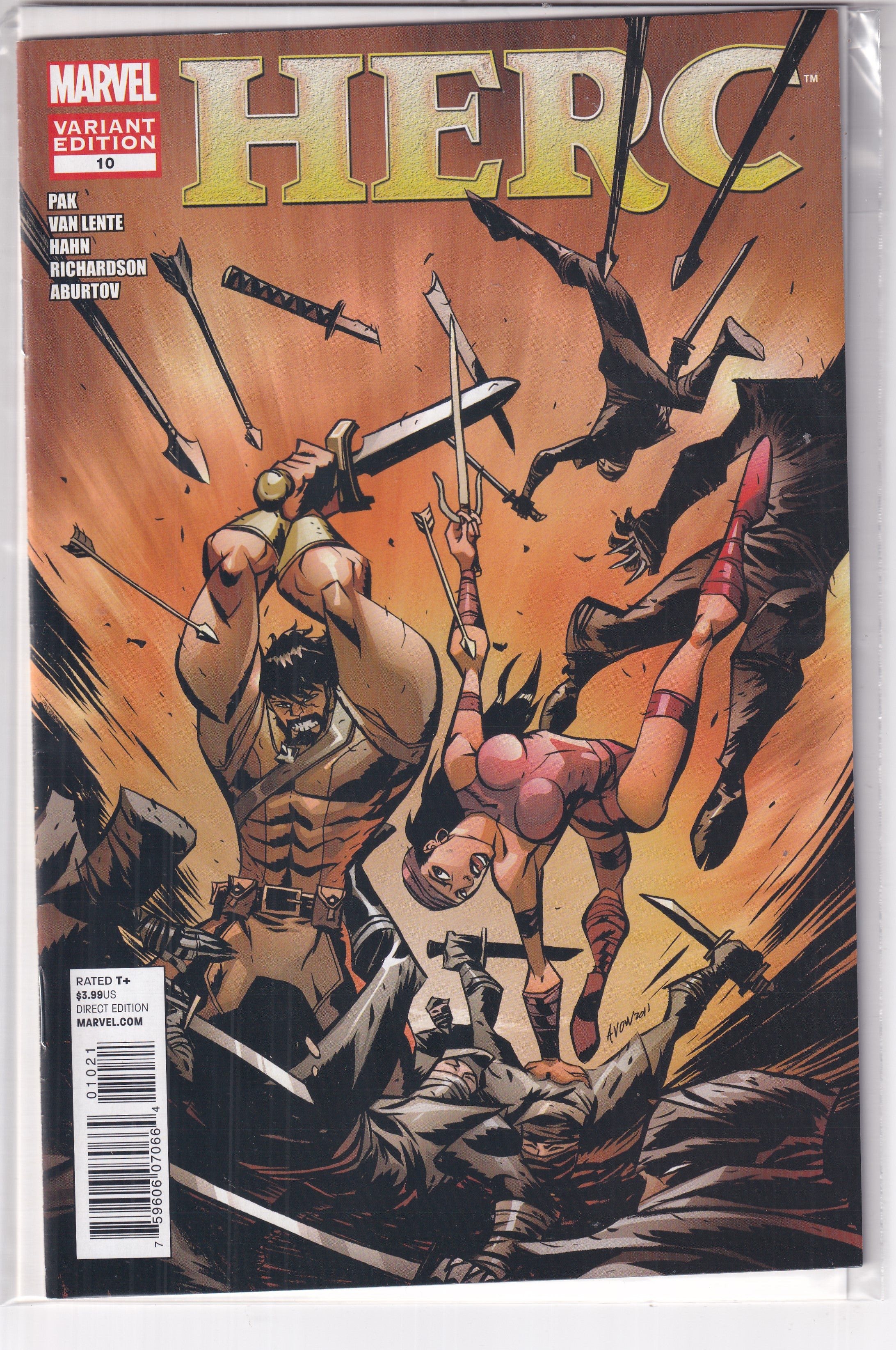 HERC #10 VARIANT - Slab City Comics 