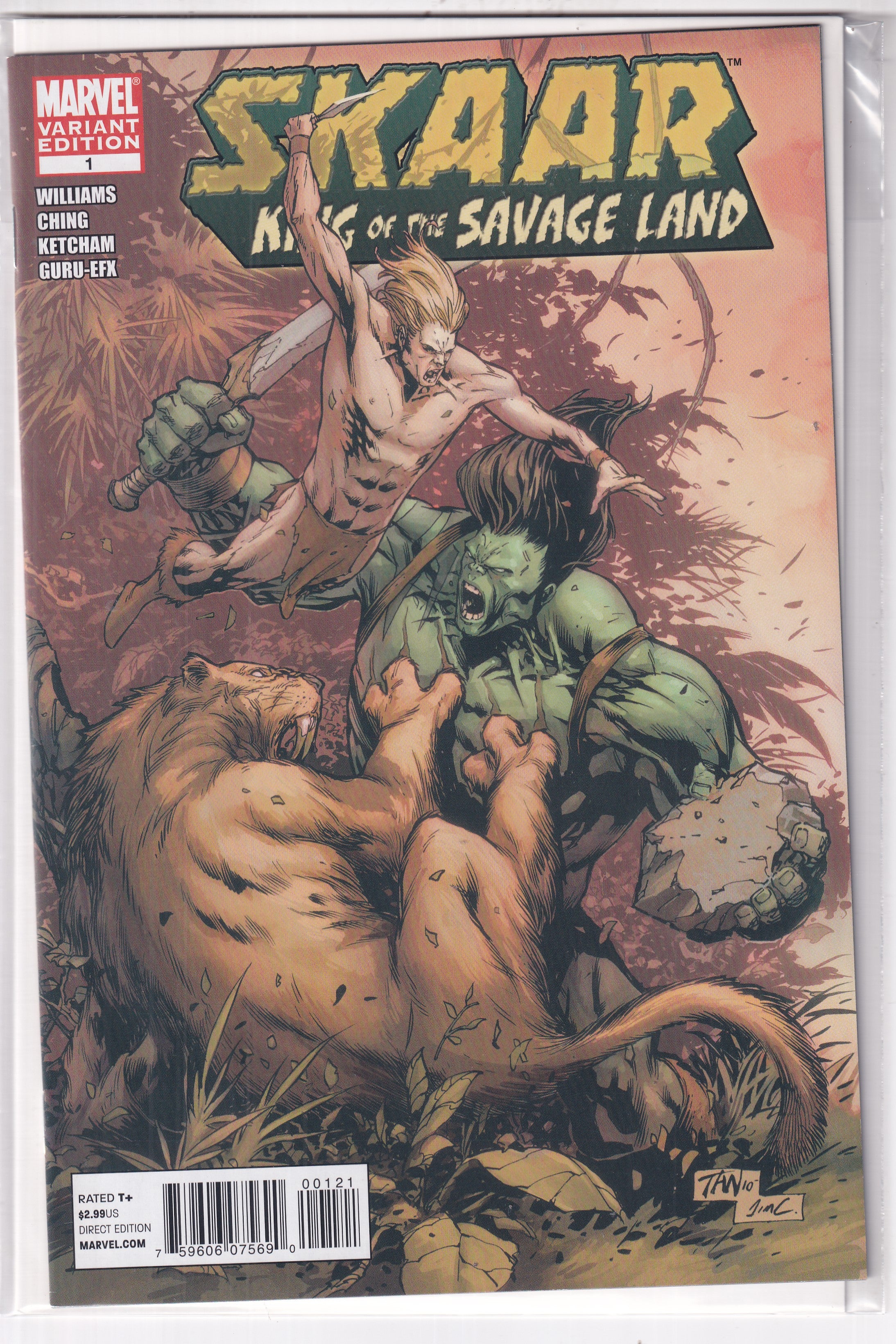 SKAAR KING OF THE SAVAGE LAND #1 VARIAT - Slab City Comics 