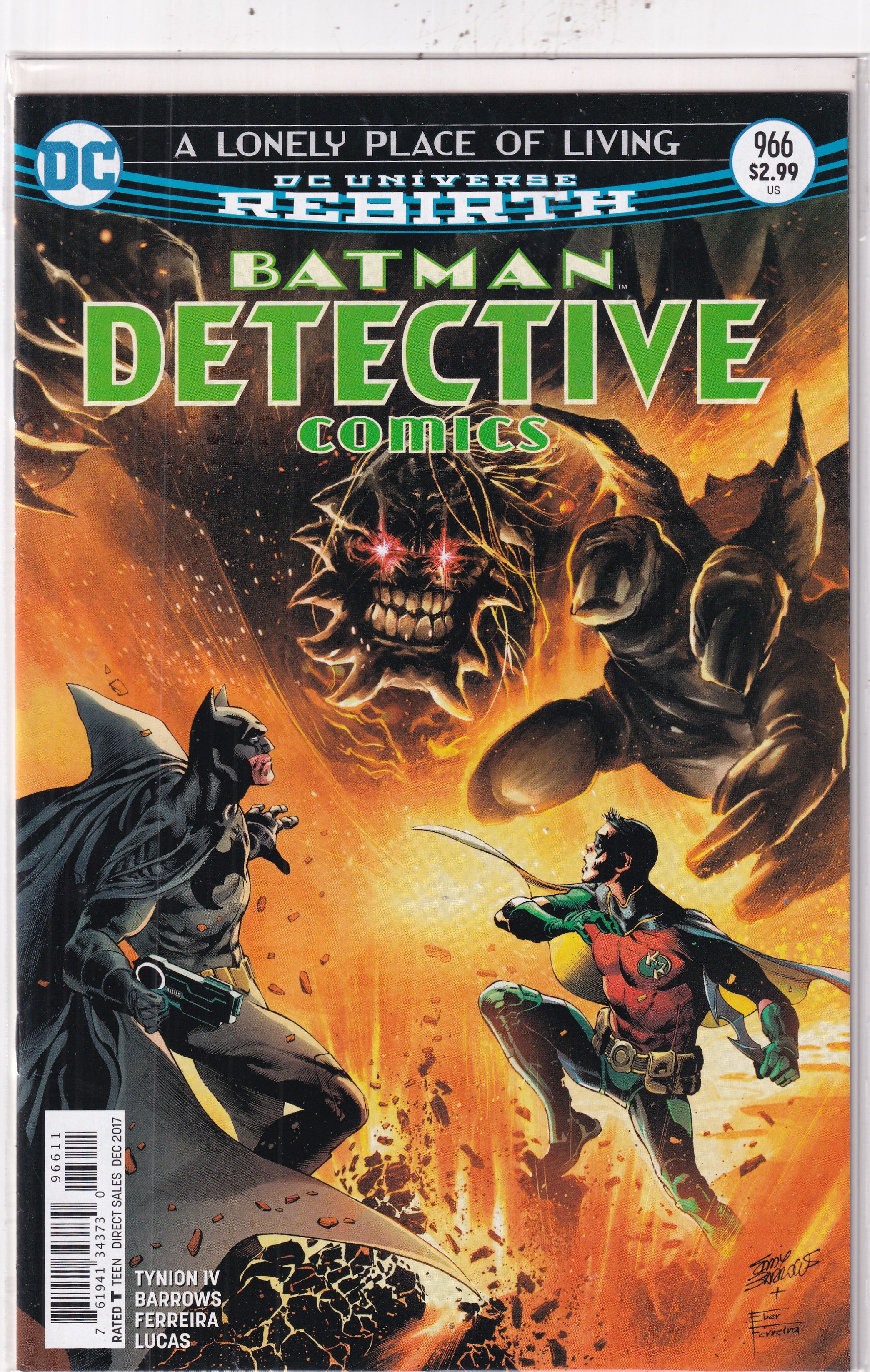DC UNIVERSE REBIRTH BATMAN DETECTIVE COMICS #966 - Slab City Comics 