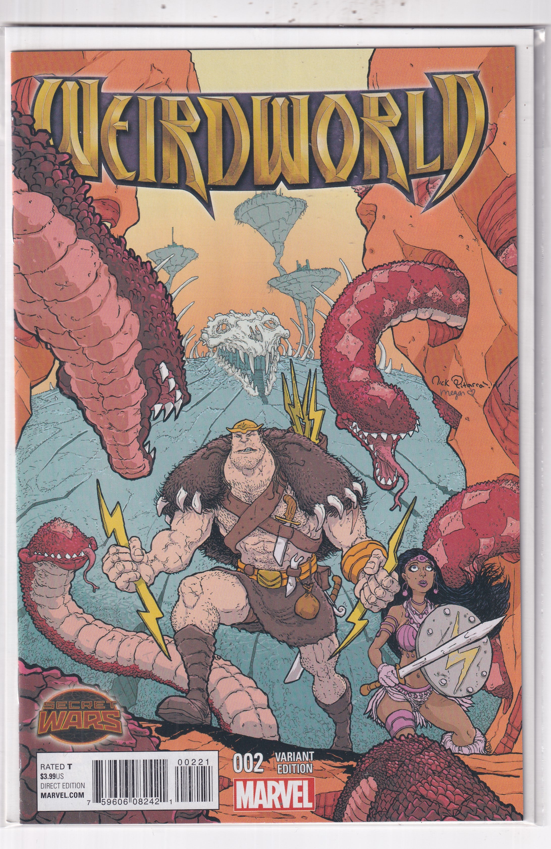 WEIRDWORLD #2 VARIANT - Slab City Comics 