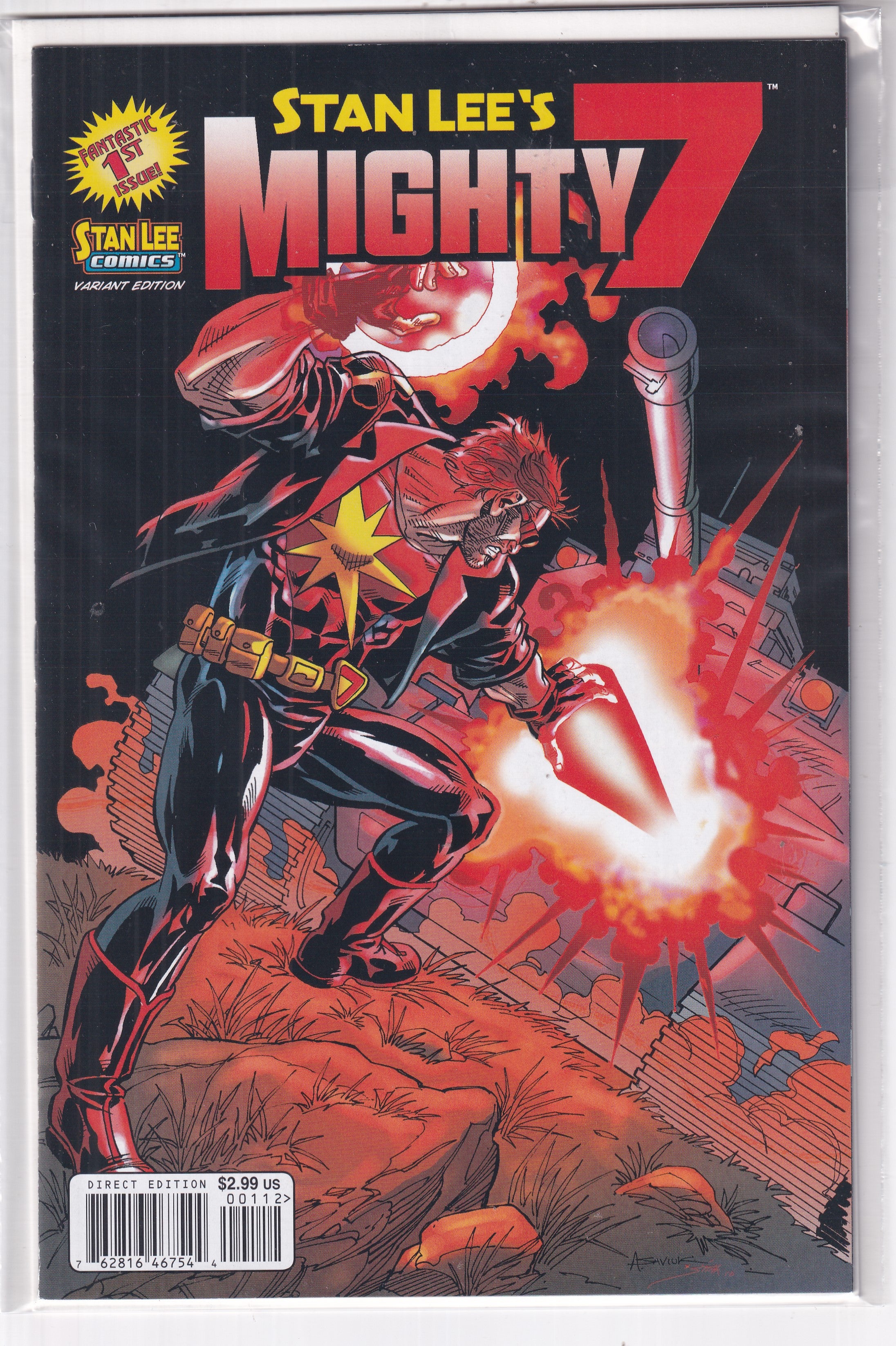 STAN LEE'S MIGHTY 7 #1 VARIANT - Slab City Comics 