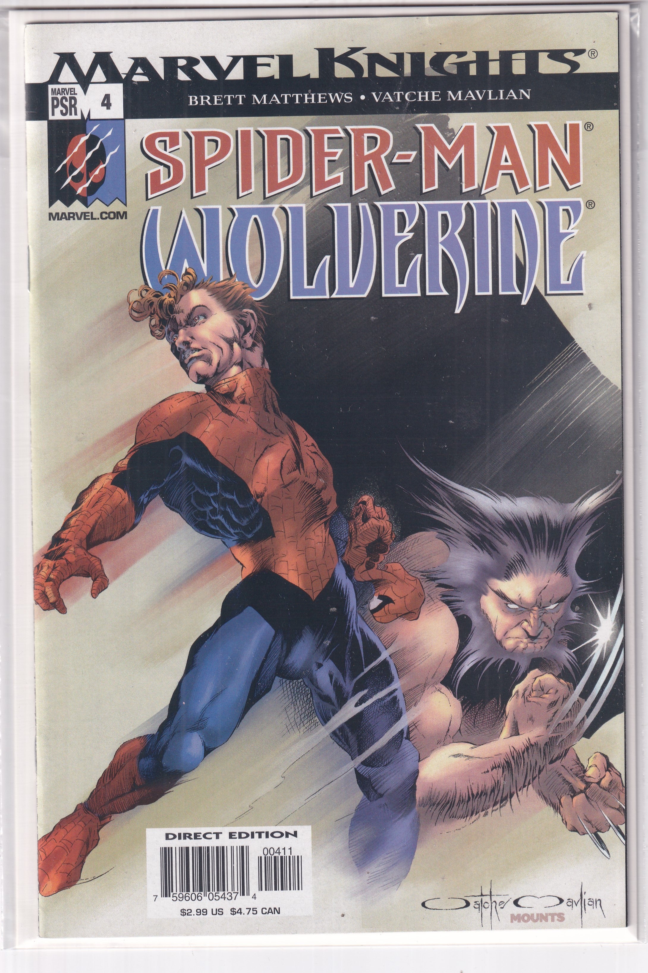 SPIDER-MAN WOLVERINE #4 - Slab City Comics 