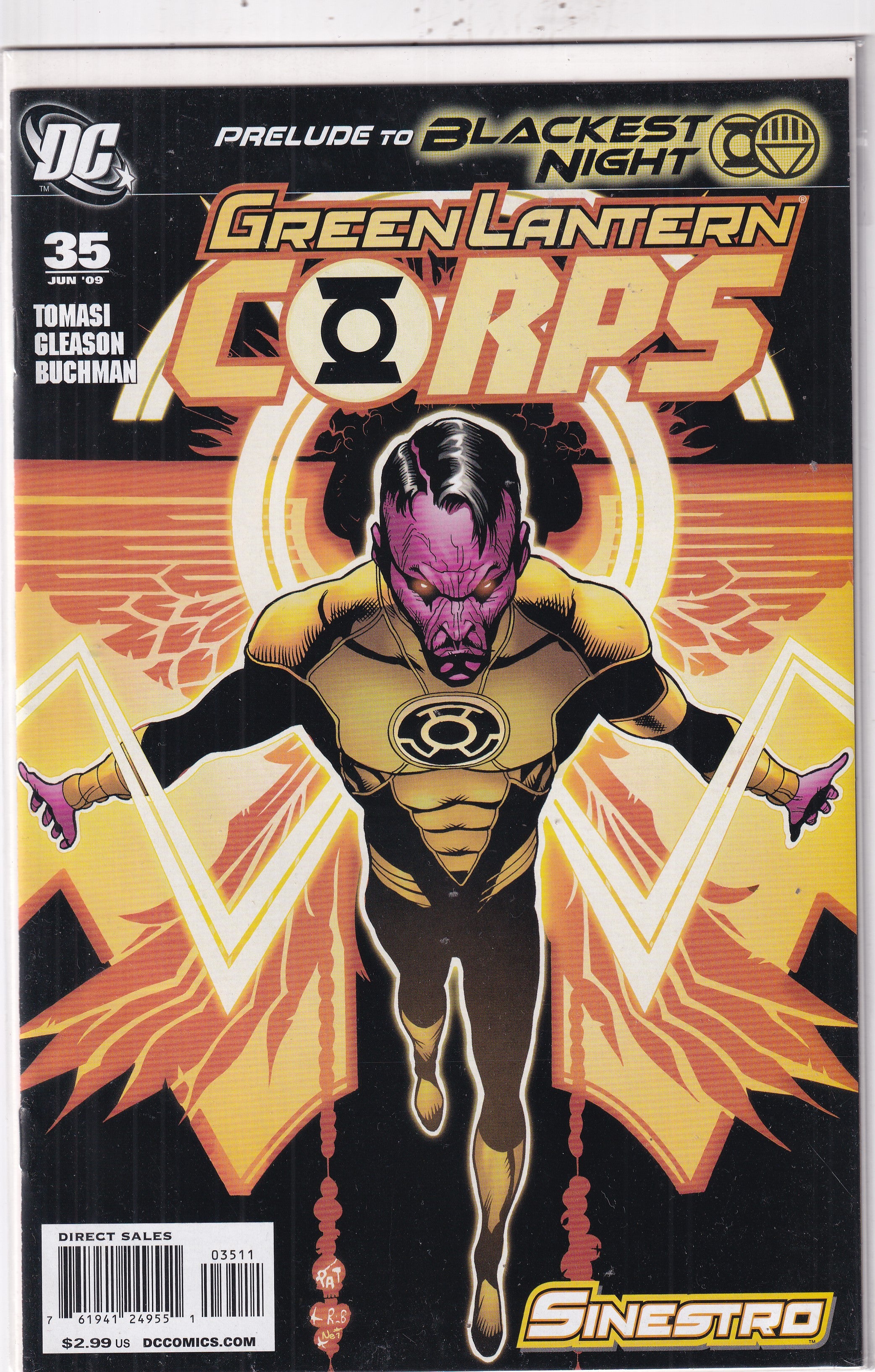 GREEN LANTERN CORPS #35 - Slab City Comics 
