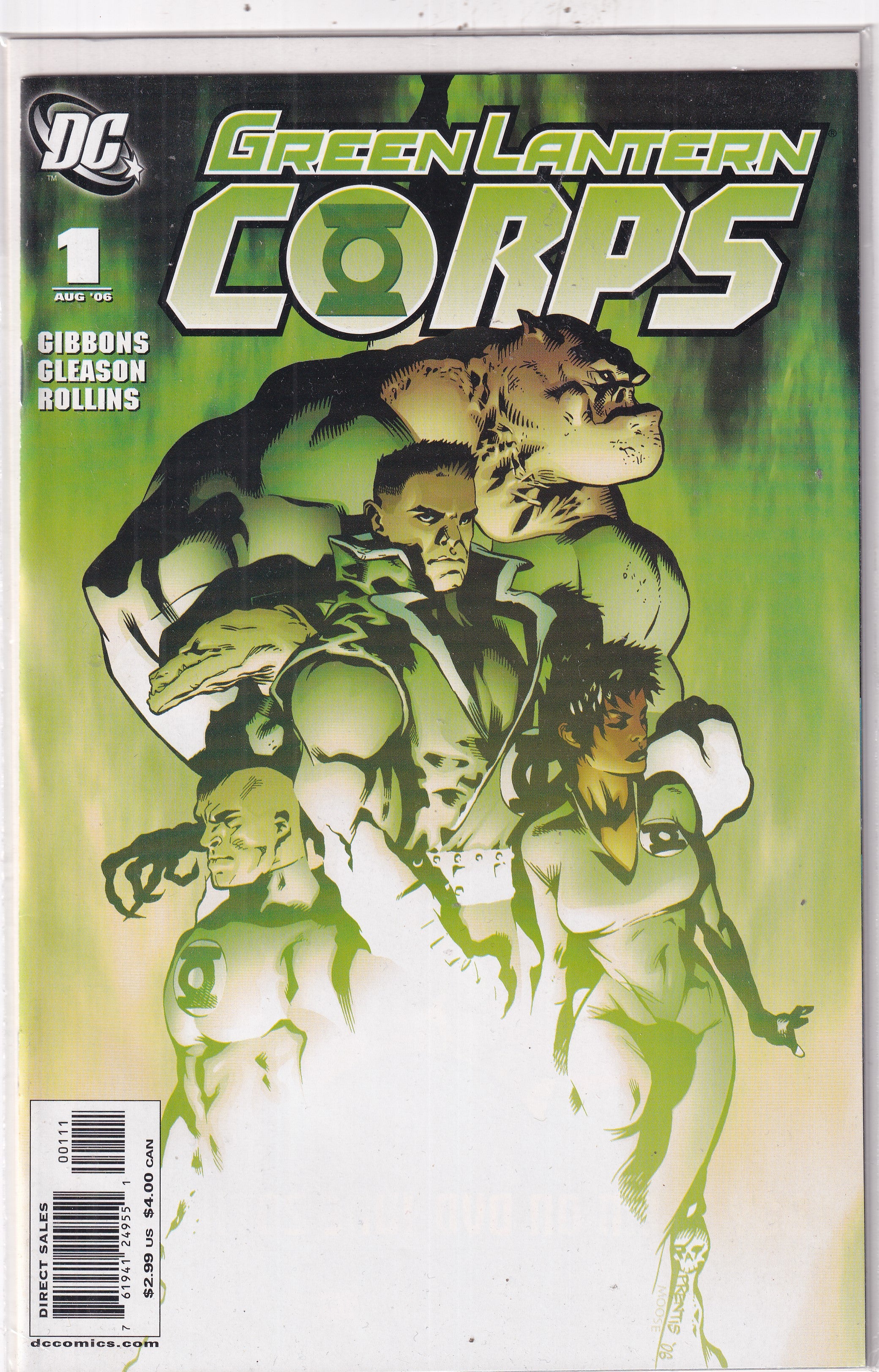 GREEN LANTERN CORPS #1 - Slab City Comics 